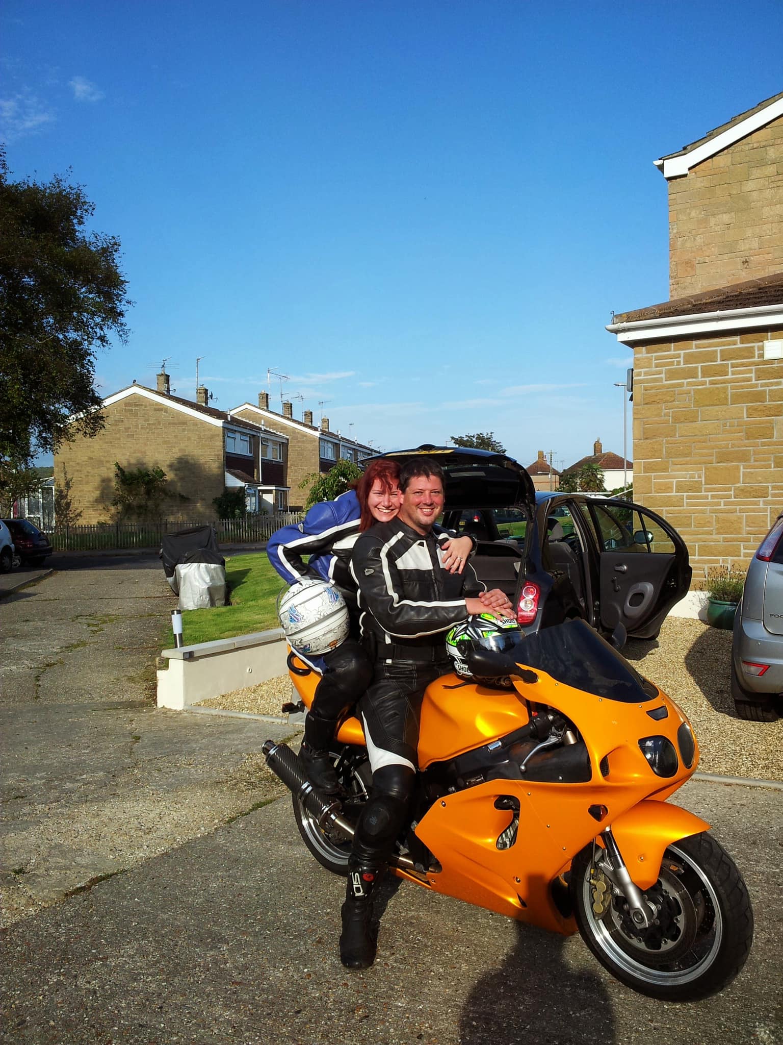 My old school ZX7R with a lot of ZX10R parts fully rebuild