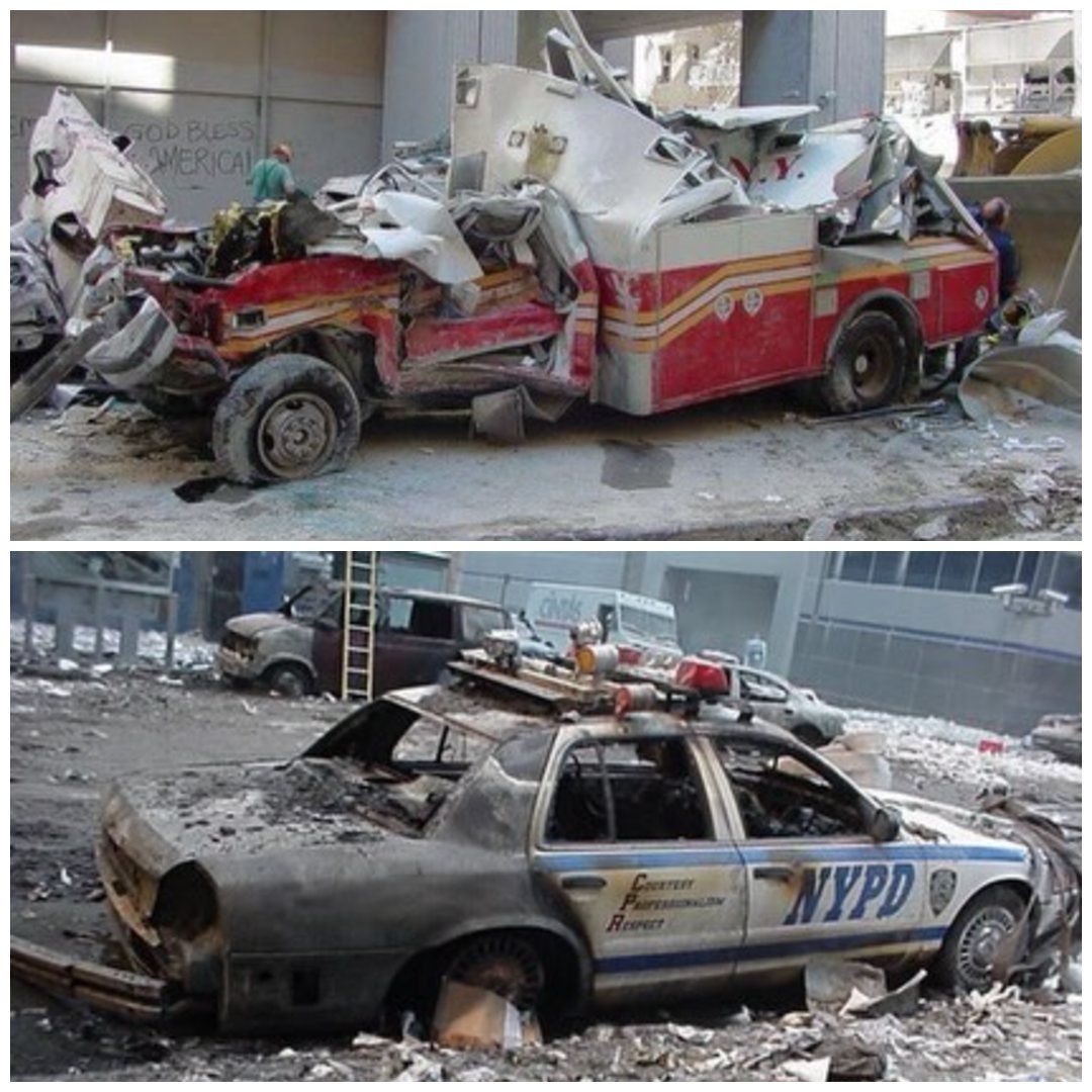 A destroyed Brooks Brothers store near ground zero on Sept. 11