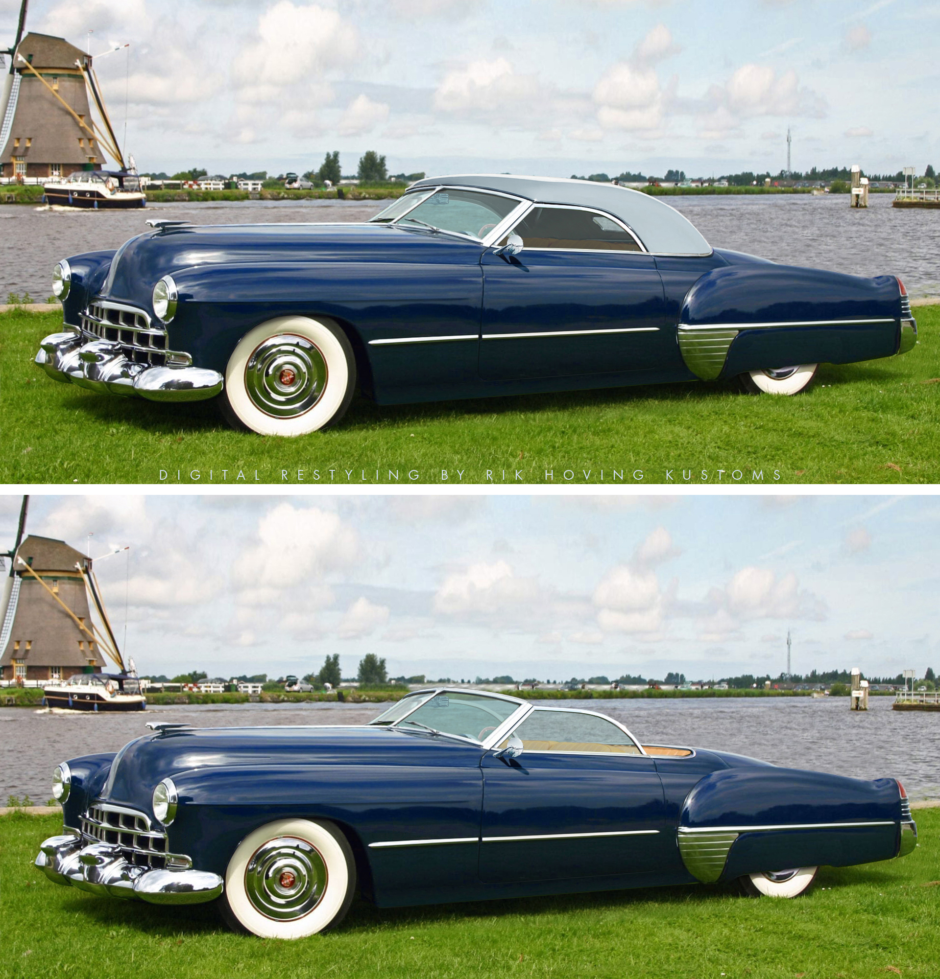 We built this car in the mid 90s. It was a 1949 Cadillac. I had
