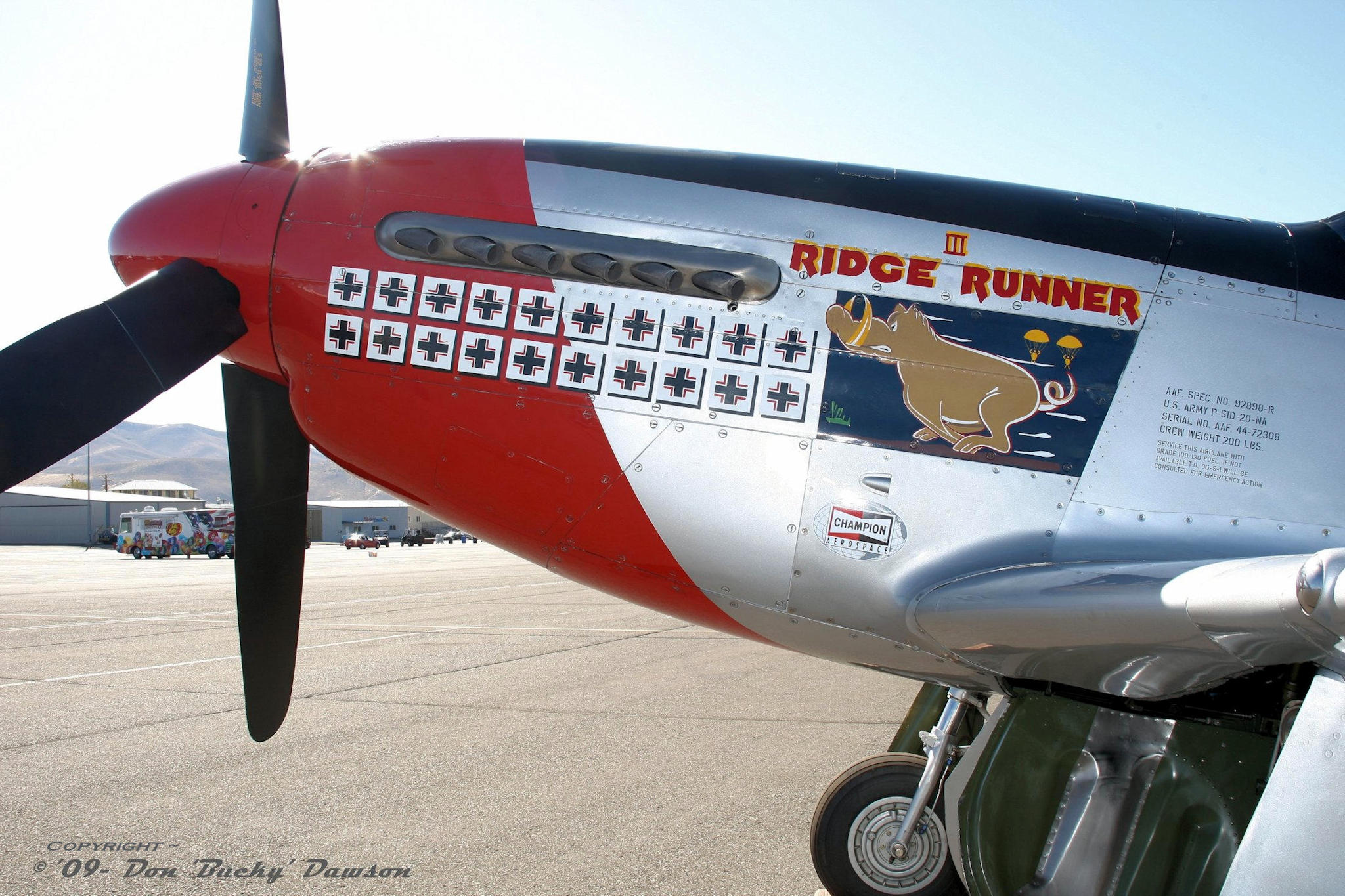 Dan Martin's P-51D Mustang air racing