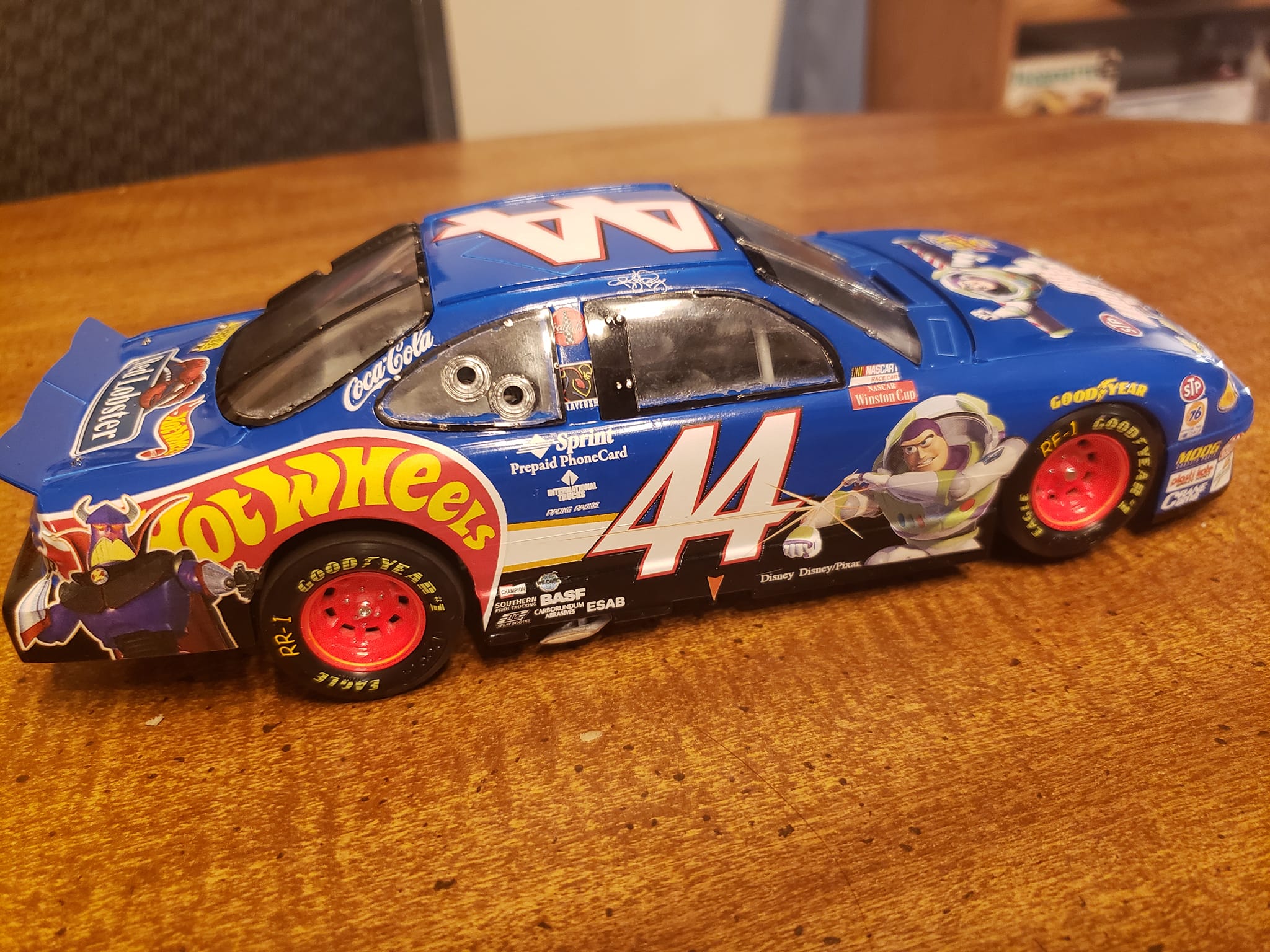 Newest completed car is the Toy Story 2 car