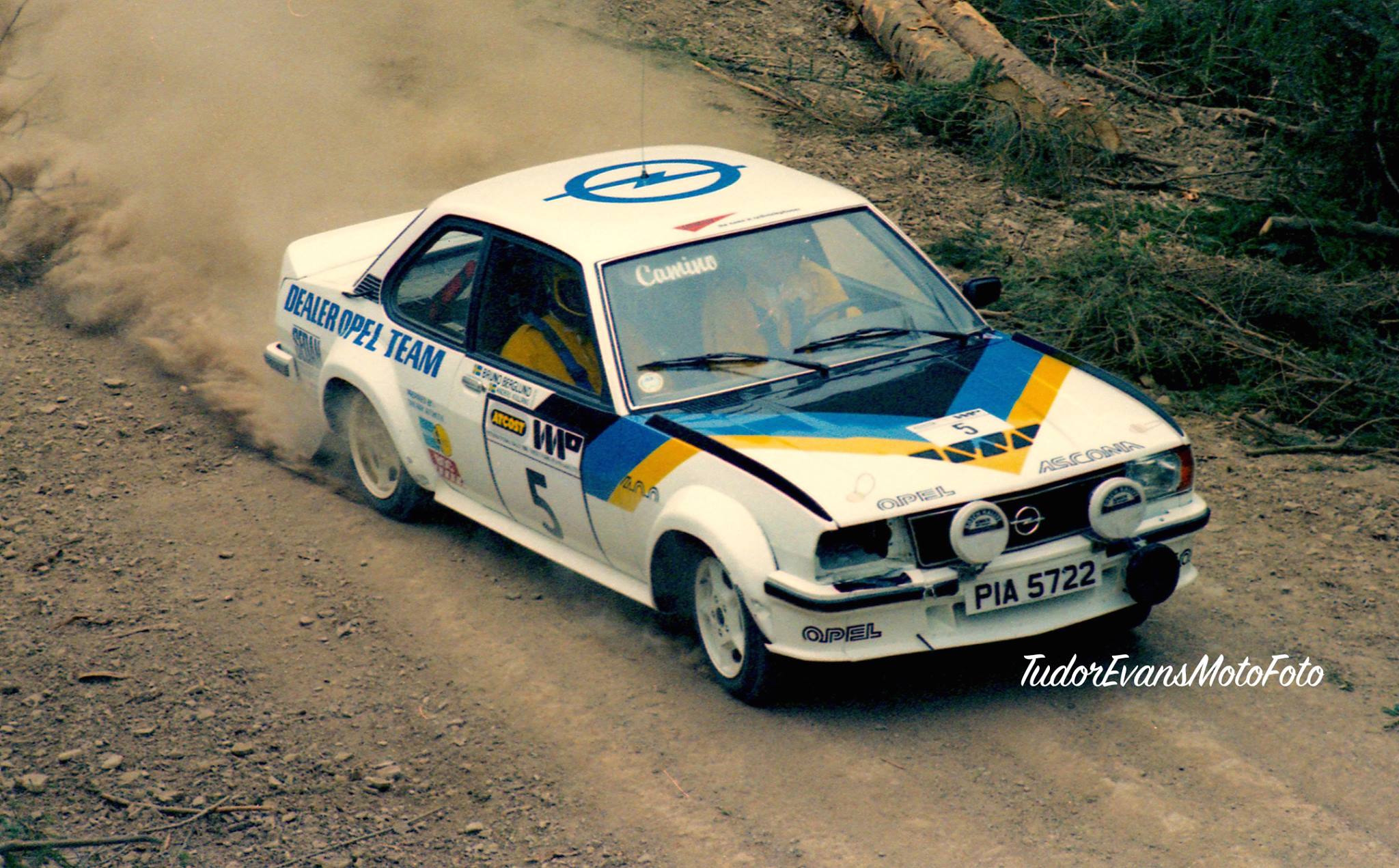 Anders Kullang's Opel Ascona 400 at 1980 Welsh Rally
