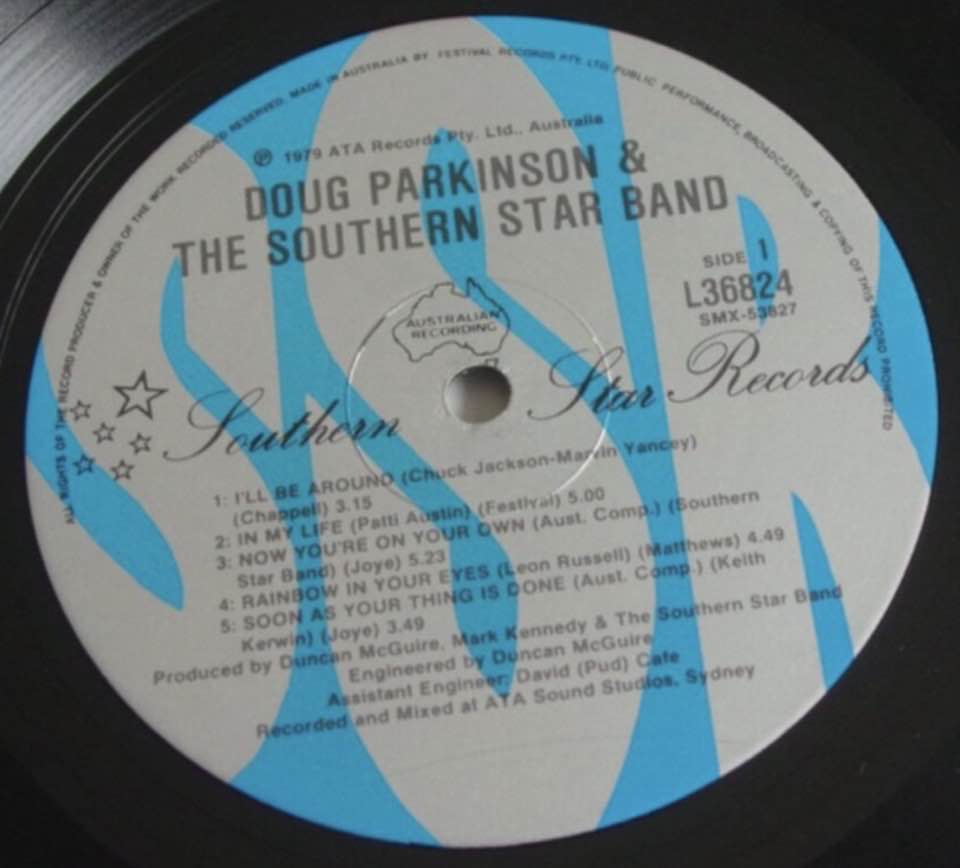 Doug Parkinson and The Southern Star Band featuring a young Tommy