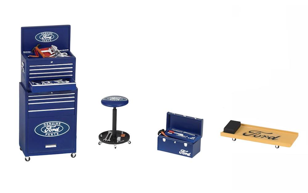 XCARTOYS 1/64 Scale Garage & Workshop Equipment Set All in stock now