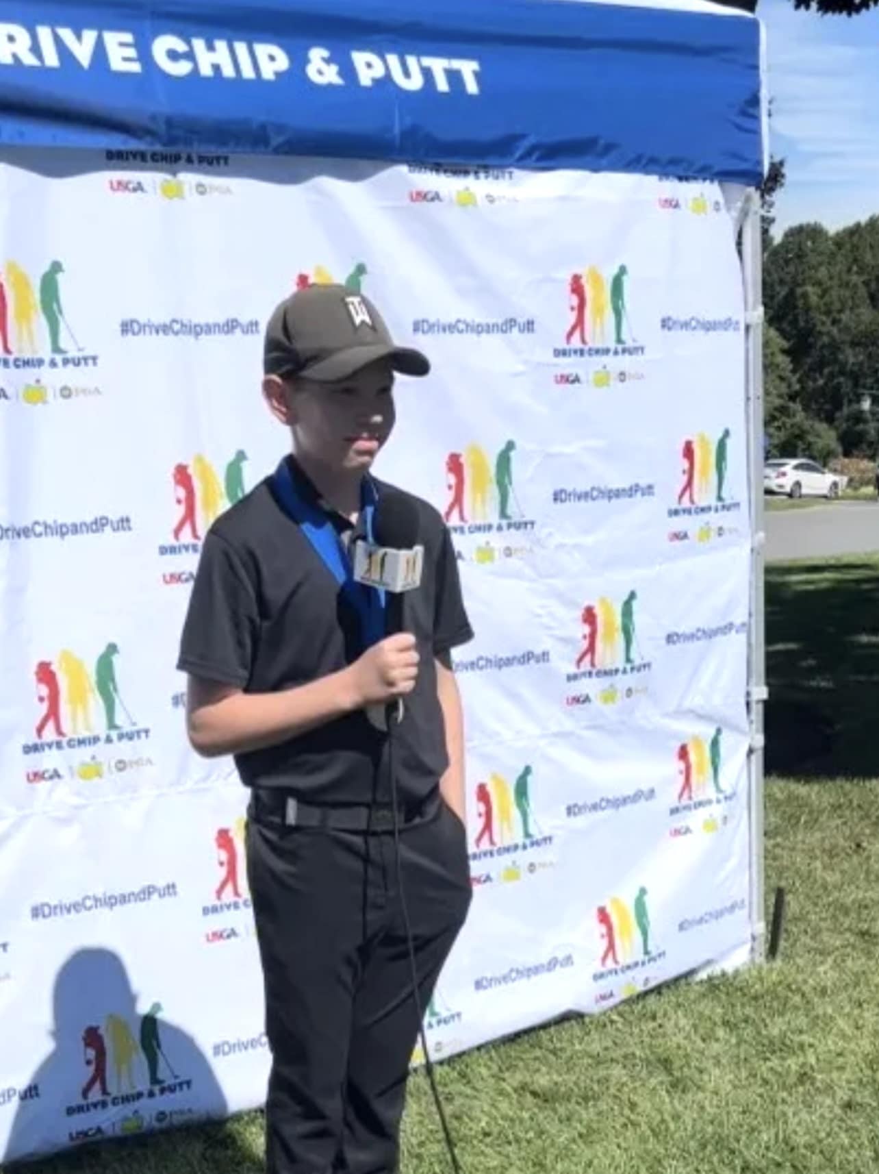 Calvert County teen Luke Gladfelter competes in Drive, Chip and 