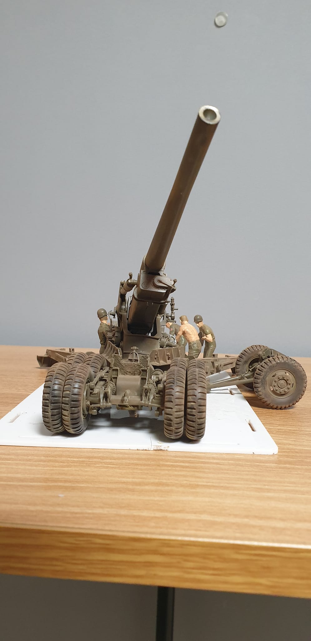 US M59 155mm Cannon Long Tom with Artillery Crew, 1/35, AFV Club