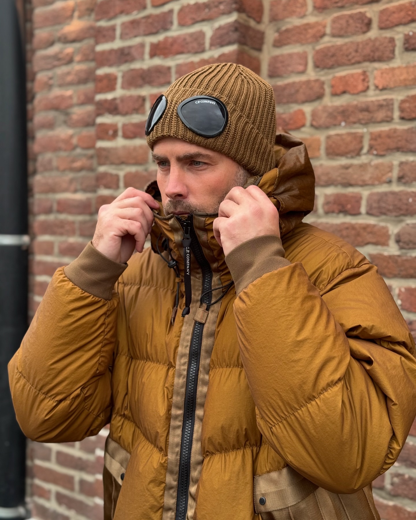 C.P.COMPANY Bi-TM Goggle Down Jacket #CPCOMPANY