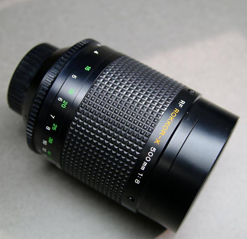 Minolta 250mm f5.6 RF ROKKOR-X lens thrift store find