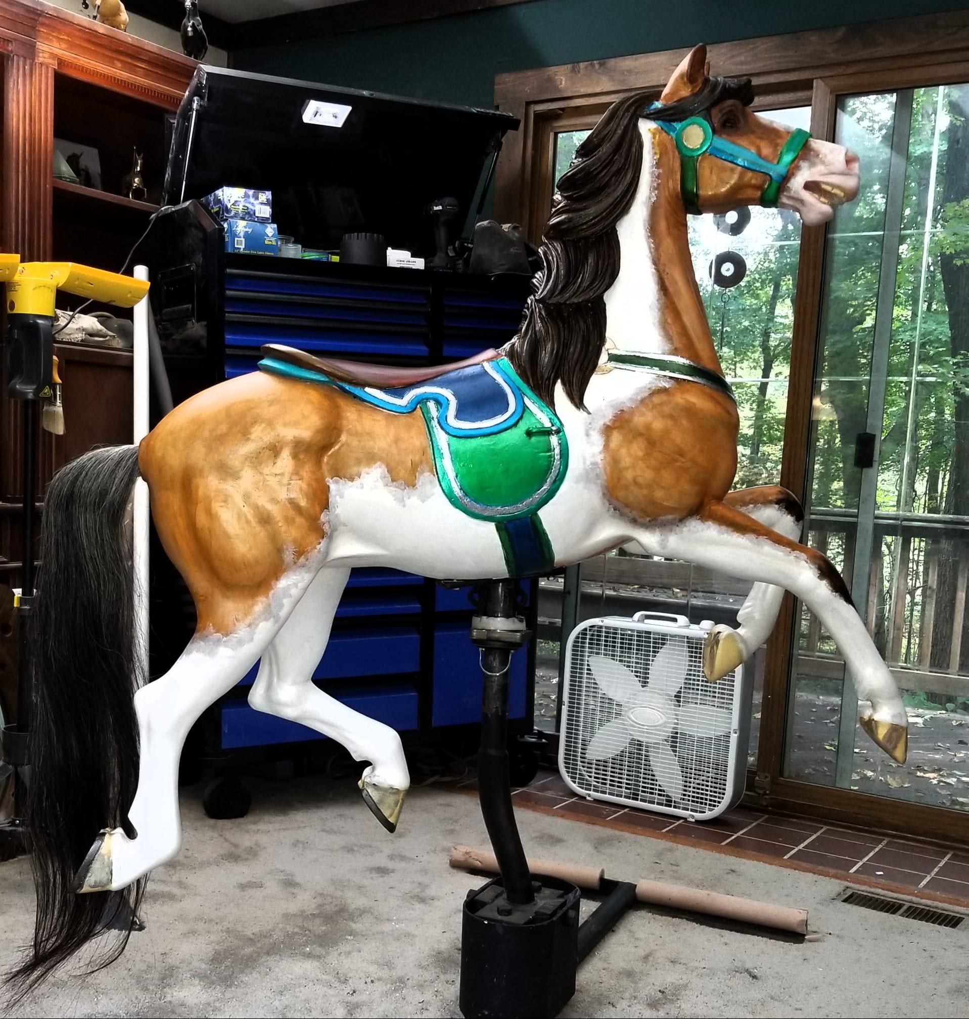 Muller/Dentzel carousel horse for sale in West View Park