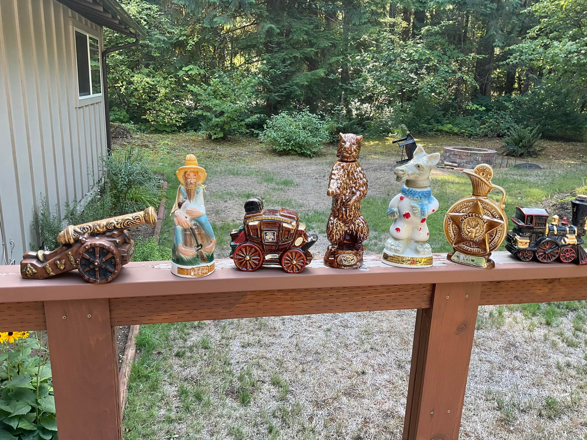 Vintage whiskey decanters for sale in Blue River