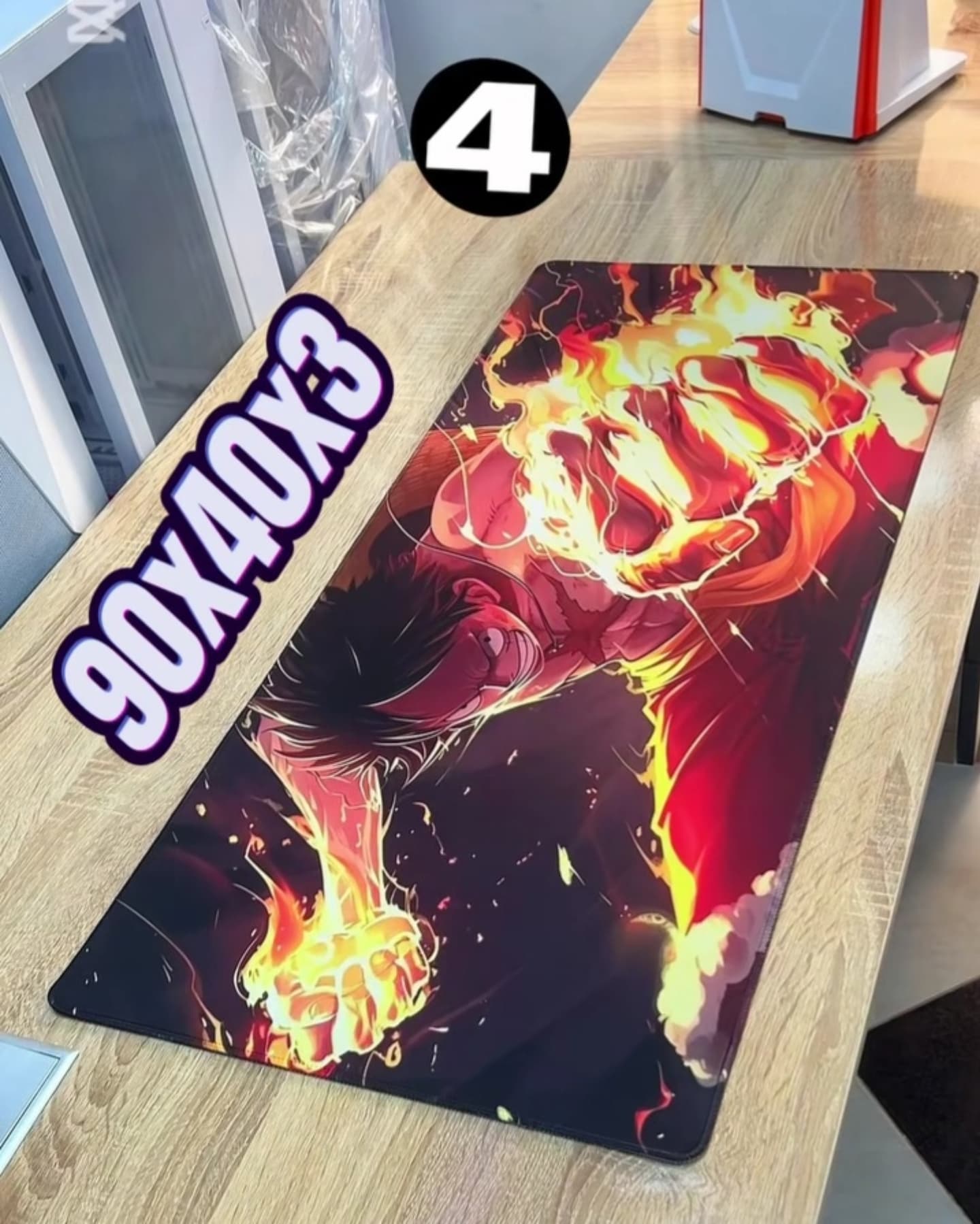 🟣 TAPIS GAMER LONG XXXL 90x40x3 ANIME VERSION 🟣 💰 Prix : 2000