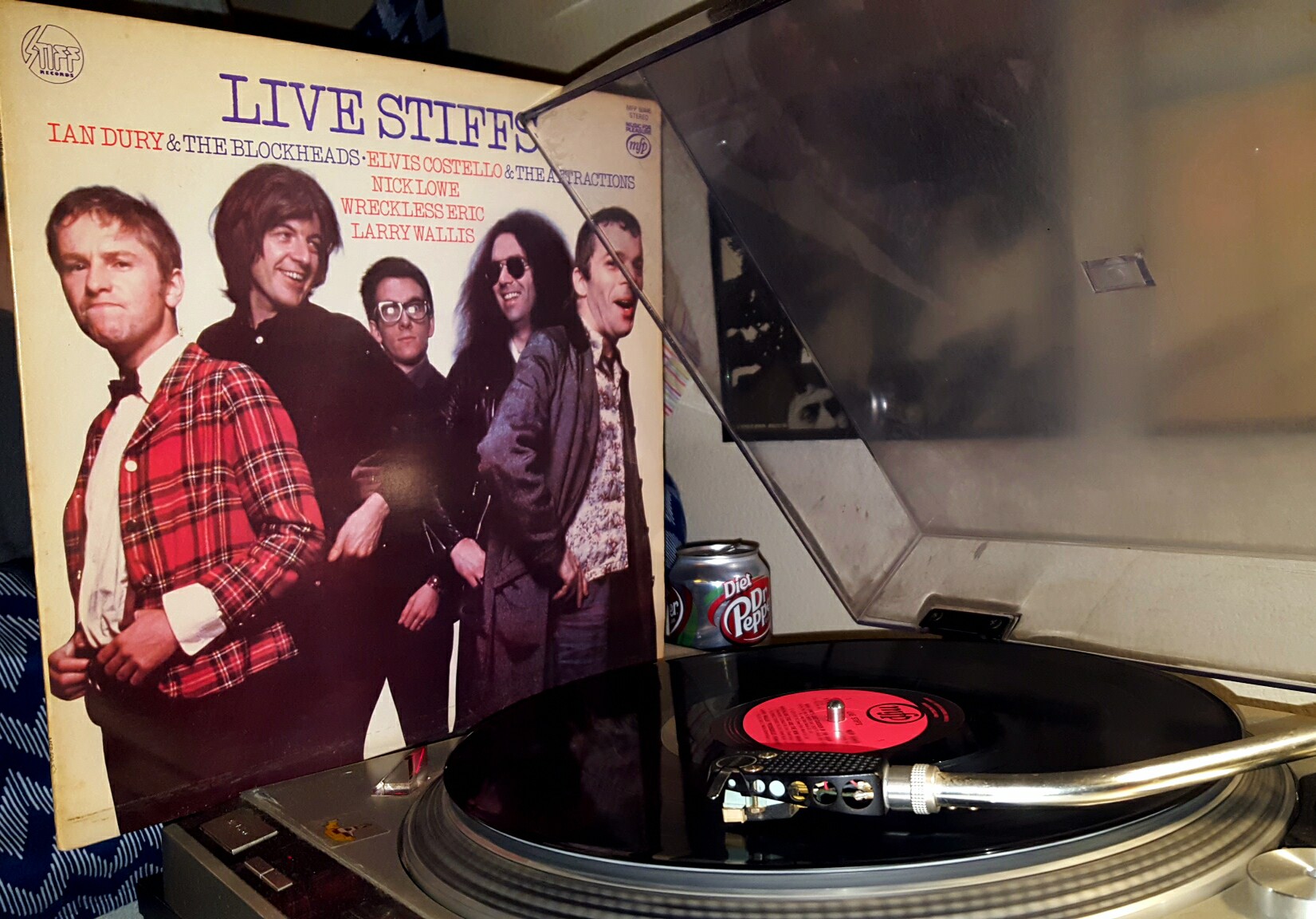 Live Stiffs album featuring Ian Dury and Elvis Costello