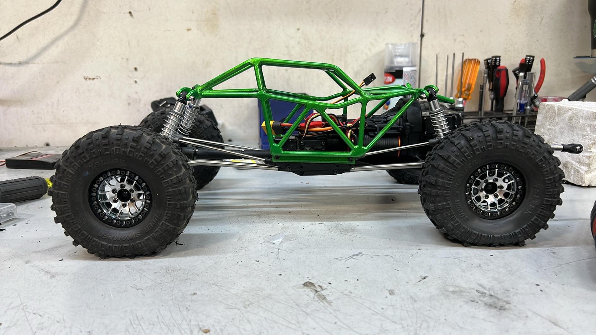 Rc Crawler Tube Chassis R1 RTR 1/10 Rock Buggy Tube Frame 4WD Crawler|
