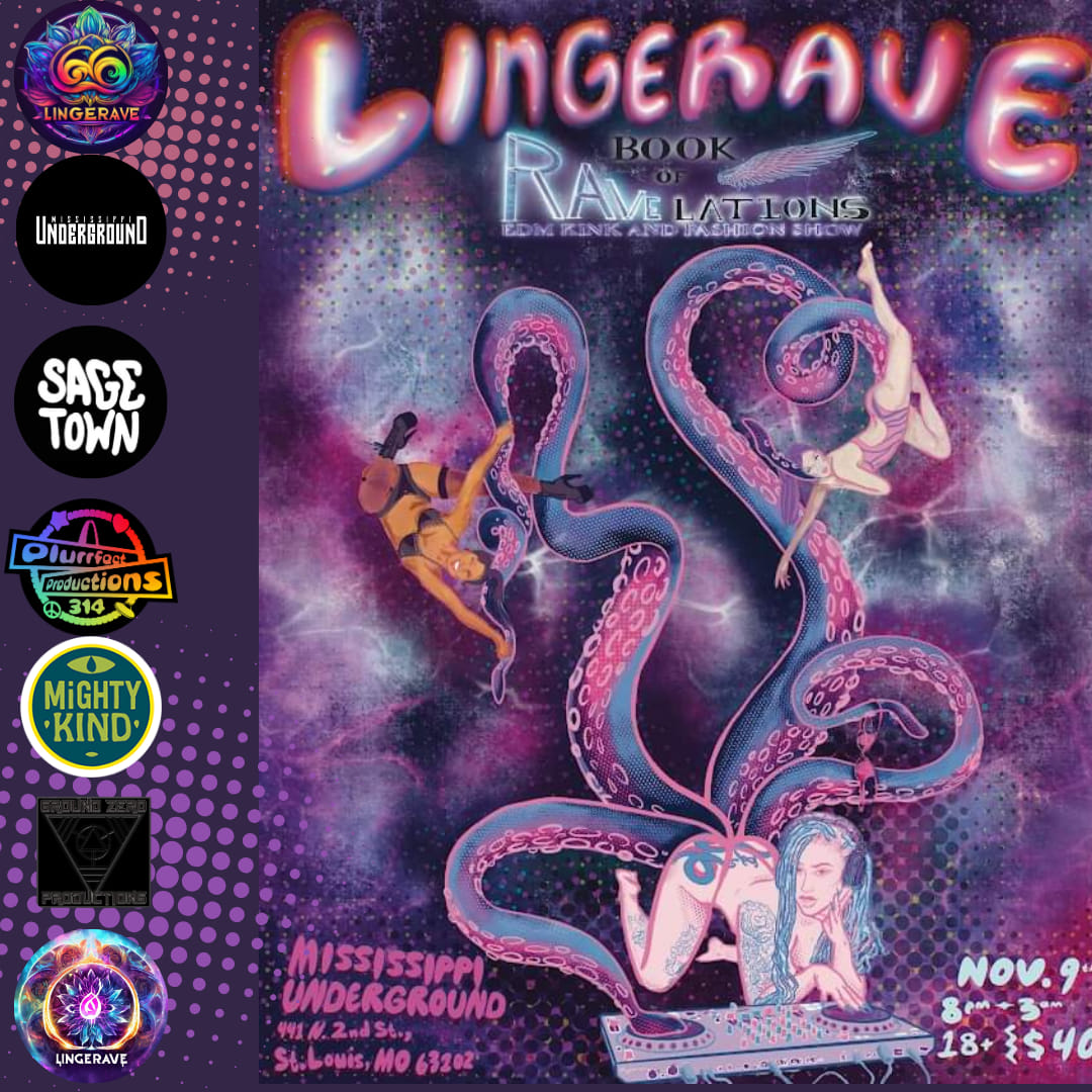 LingeRAVE III Book of RAVElations EDM, Kink, & Fashion Show Starring DJ OctoBooty