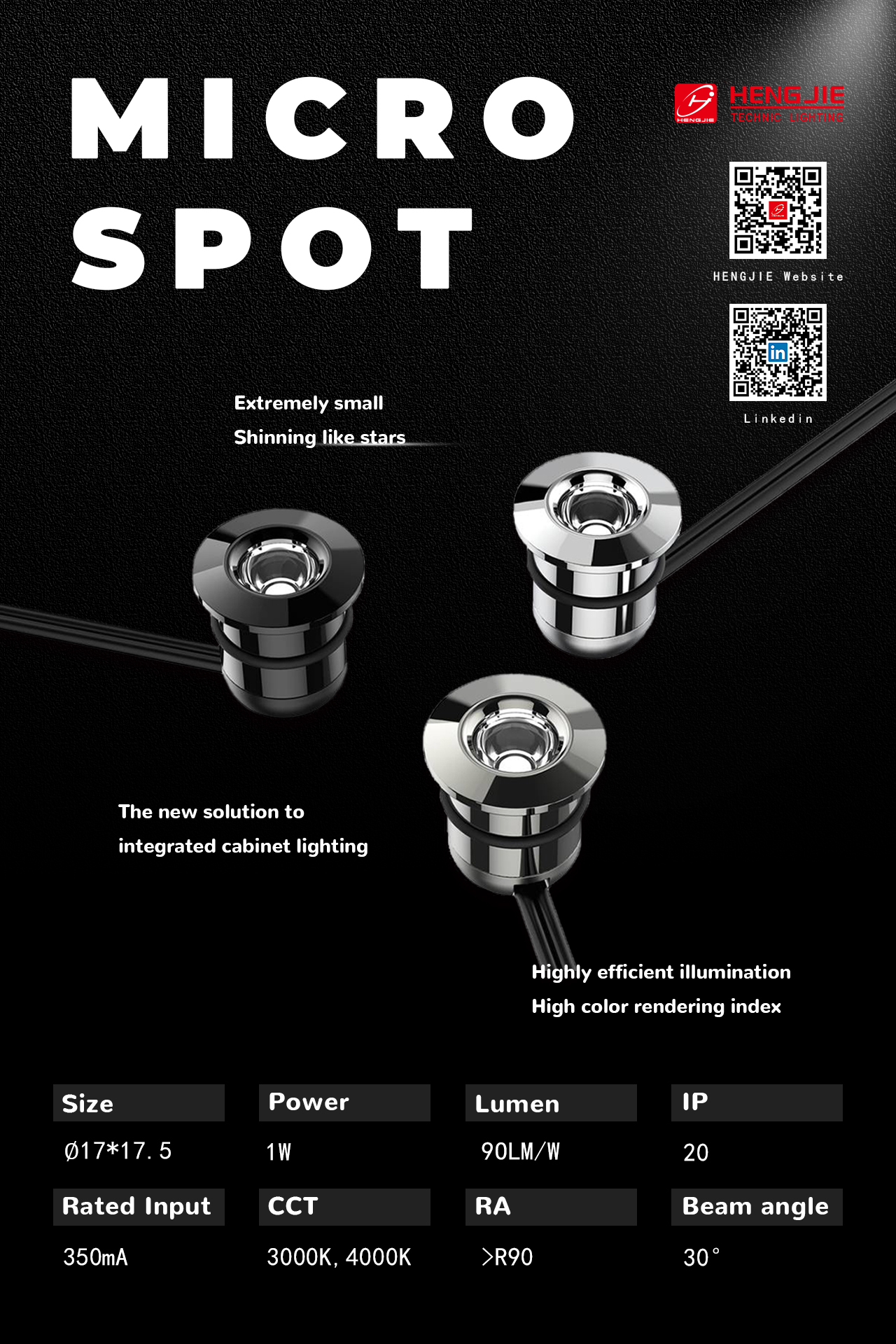 HengJie - The second new spotlight: Micro Spot This ultra-compact ...
