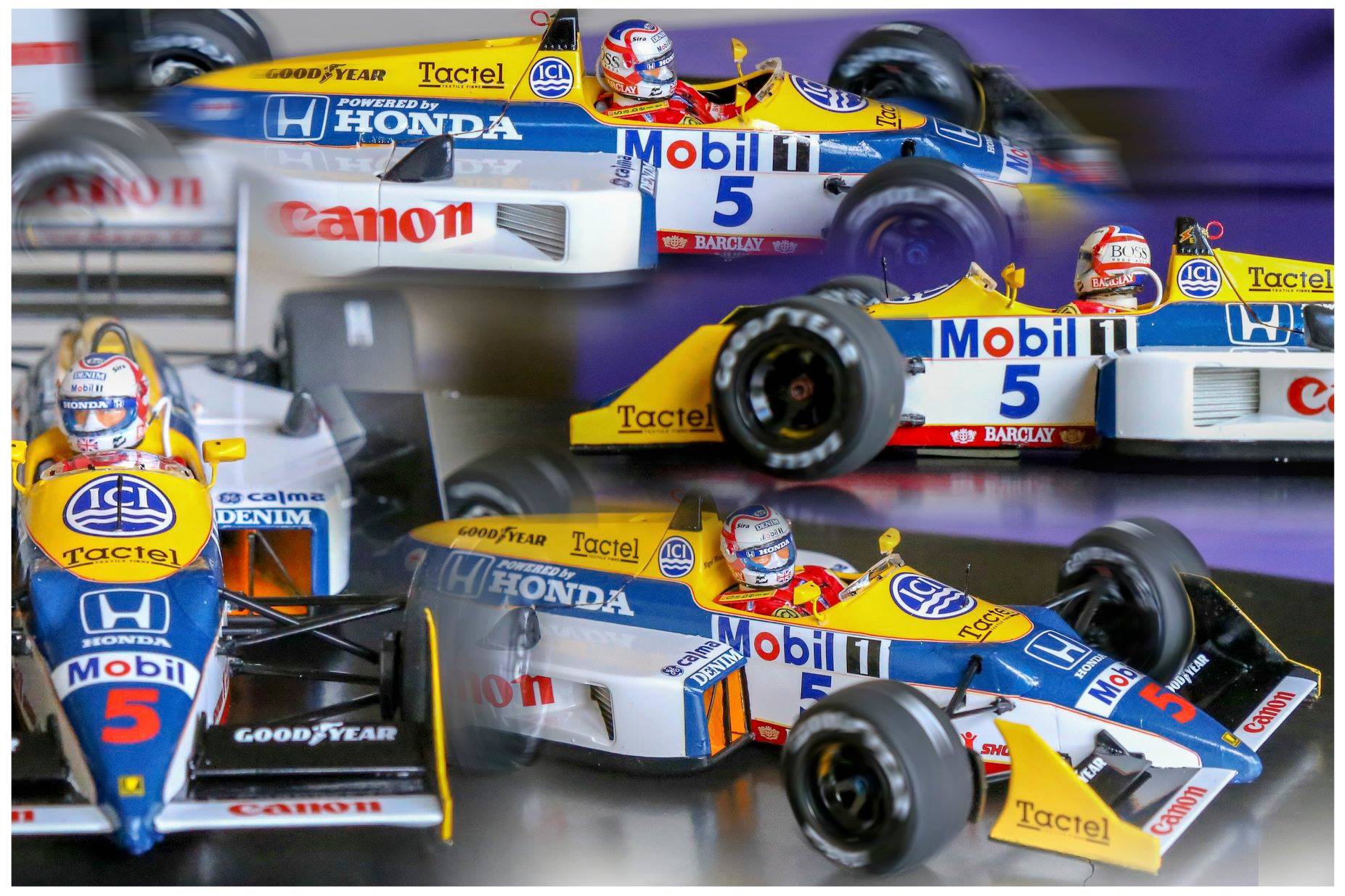 86' William's FW11 Honda F1 by Tamiya.