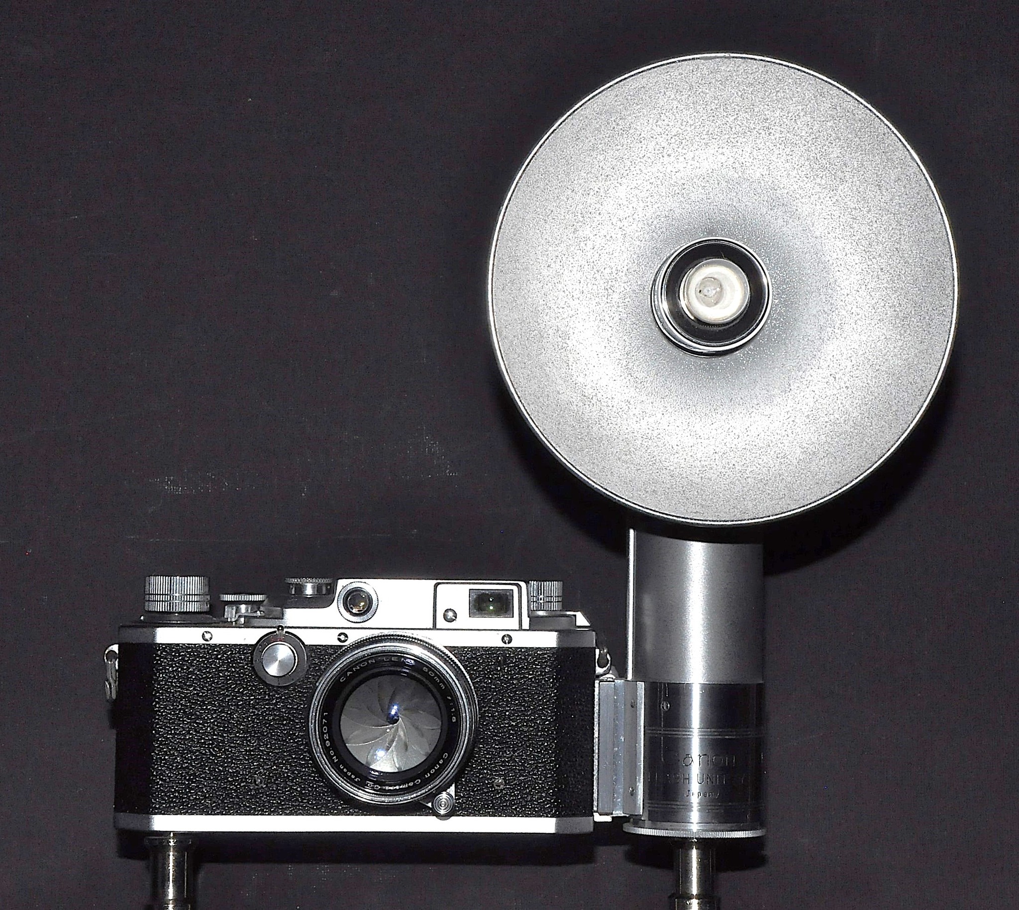 Canon IVSB rangefinder camera with 50mm f/1.8 and 135mm f/4 lenses