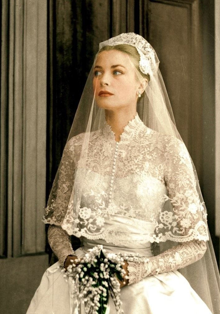 Grace Kelly's engagement day polka-dot shirt dress