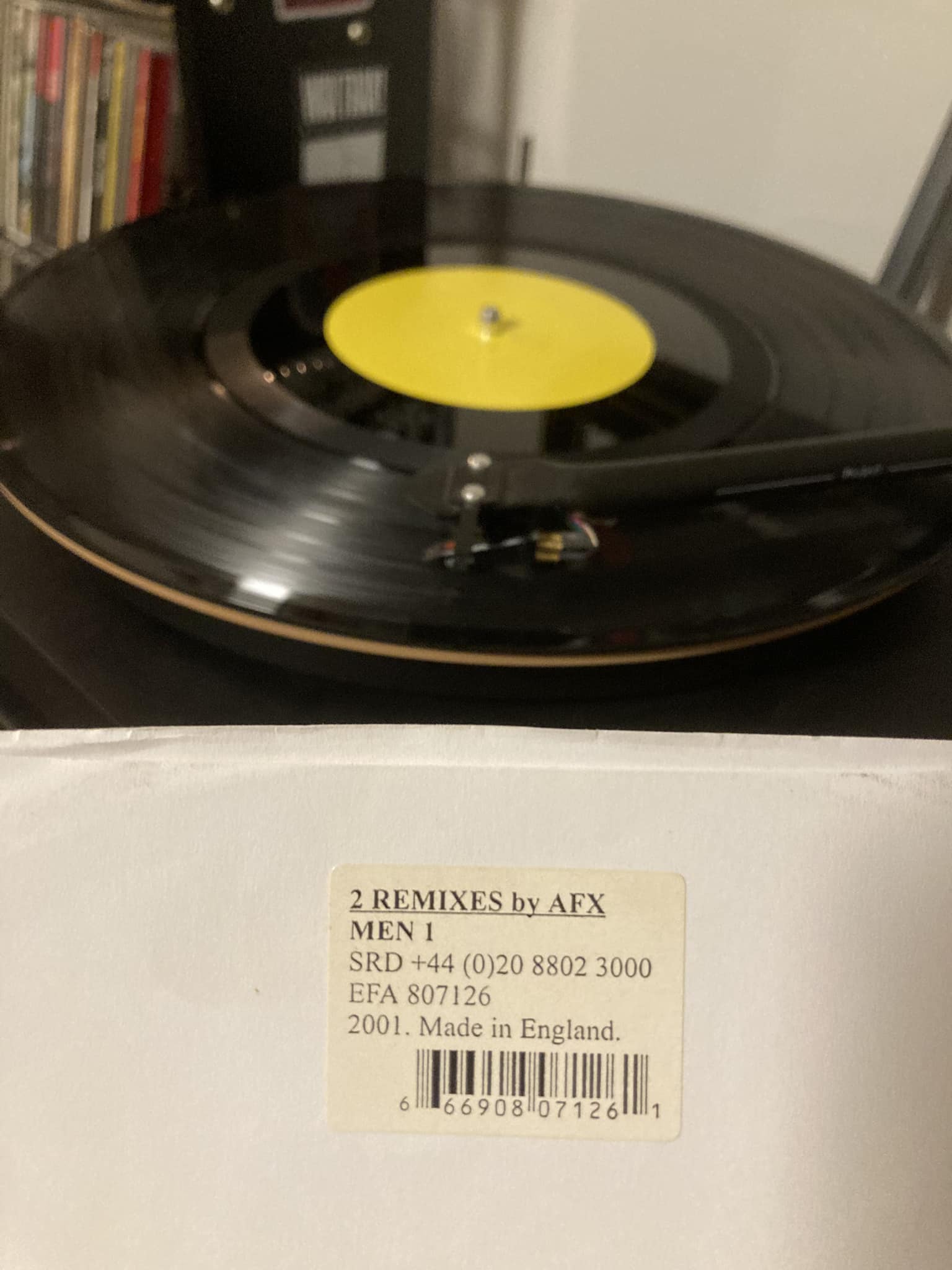 2 REMIXES by AFX 2001 I think this might be the rarest AFX 12” I own