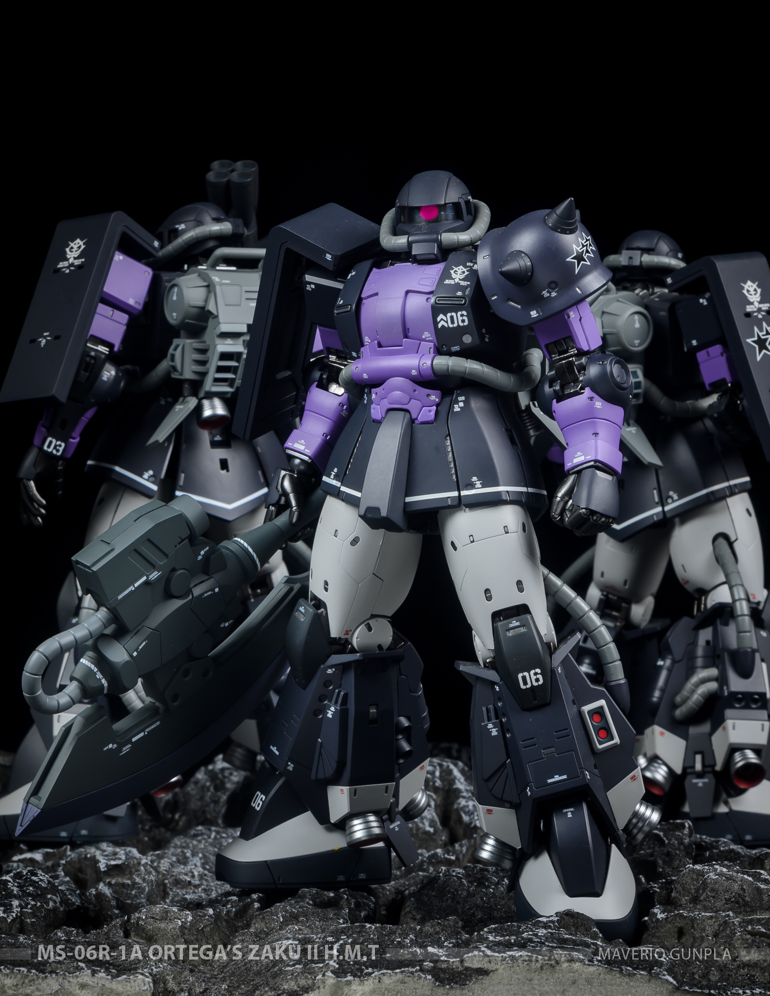 MS-06R-1A Zaku II High Mobility Type Ortega Gunpla