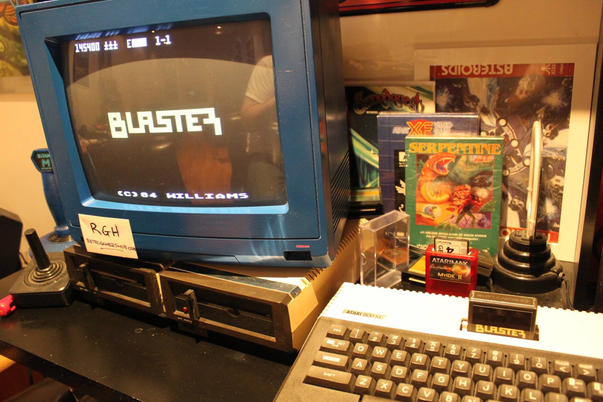 What atari 800 software was used for game development?