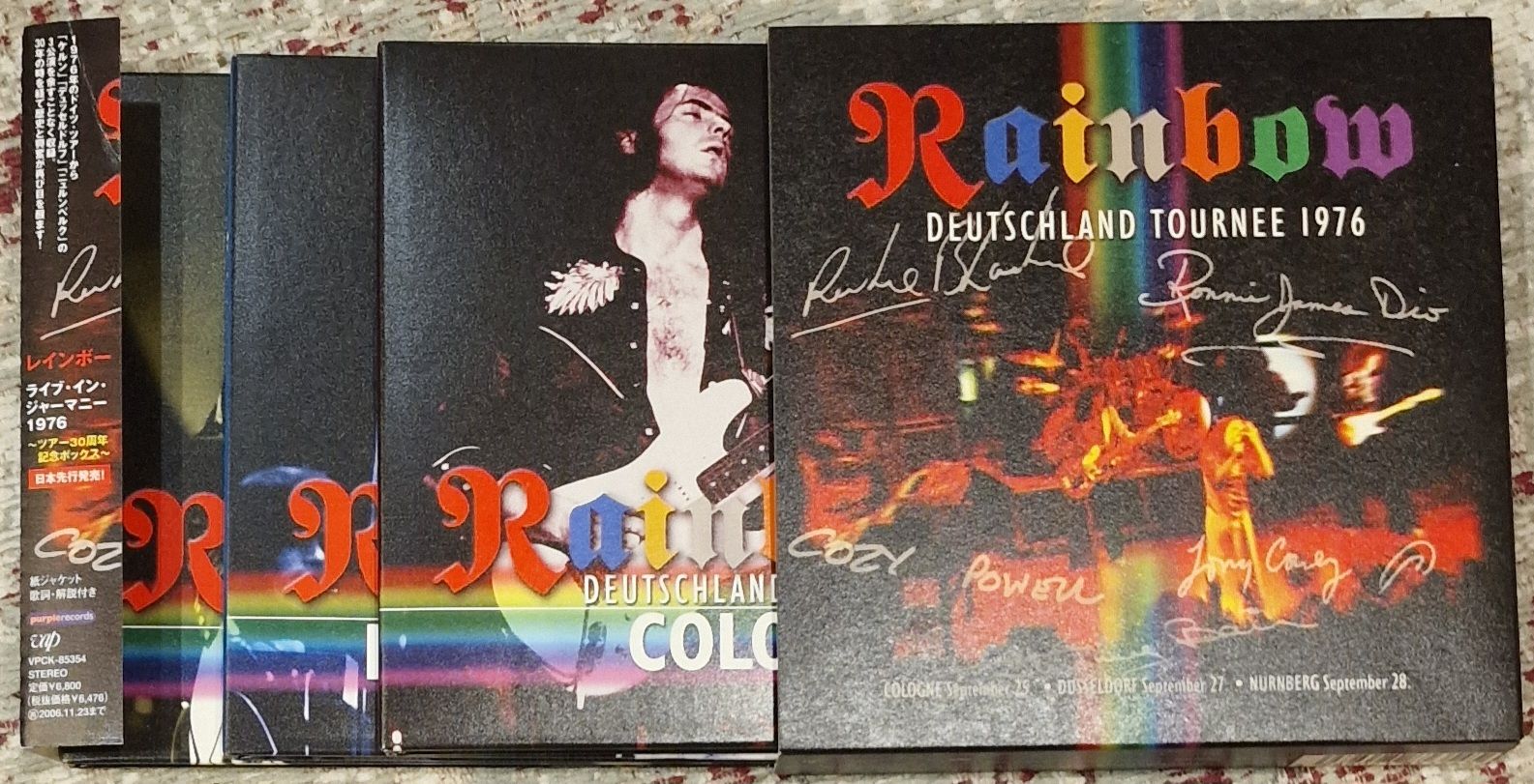 Rainbow - Deutschland Tournee 1976 3×2cd box. Stovis - mint/n.mint 