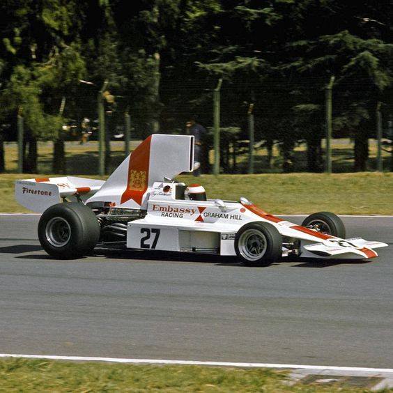Year 1974 Argentina Grand Prix Embassy Hill Lola T370 being