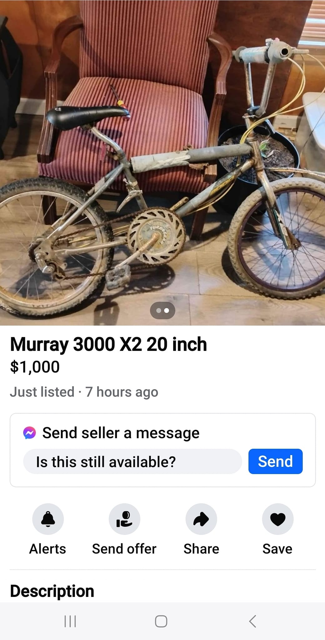 What is the value of a Murray 3000 X2 bike?