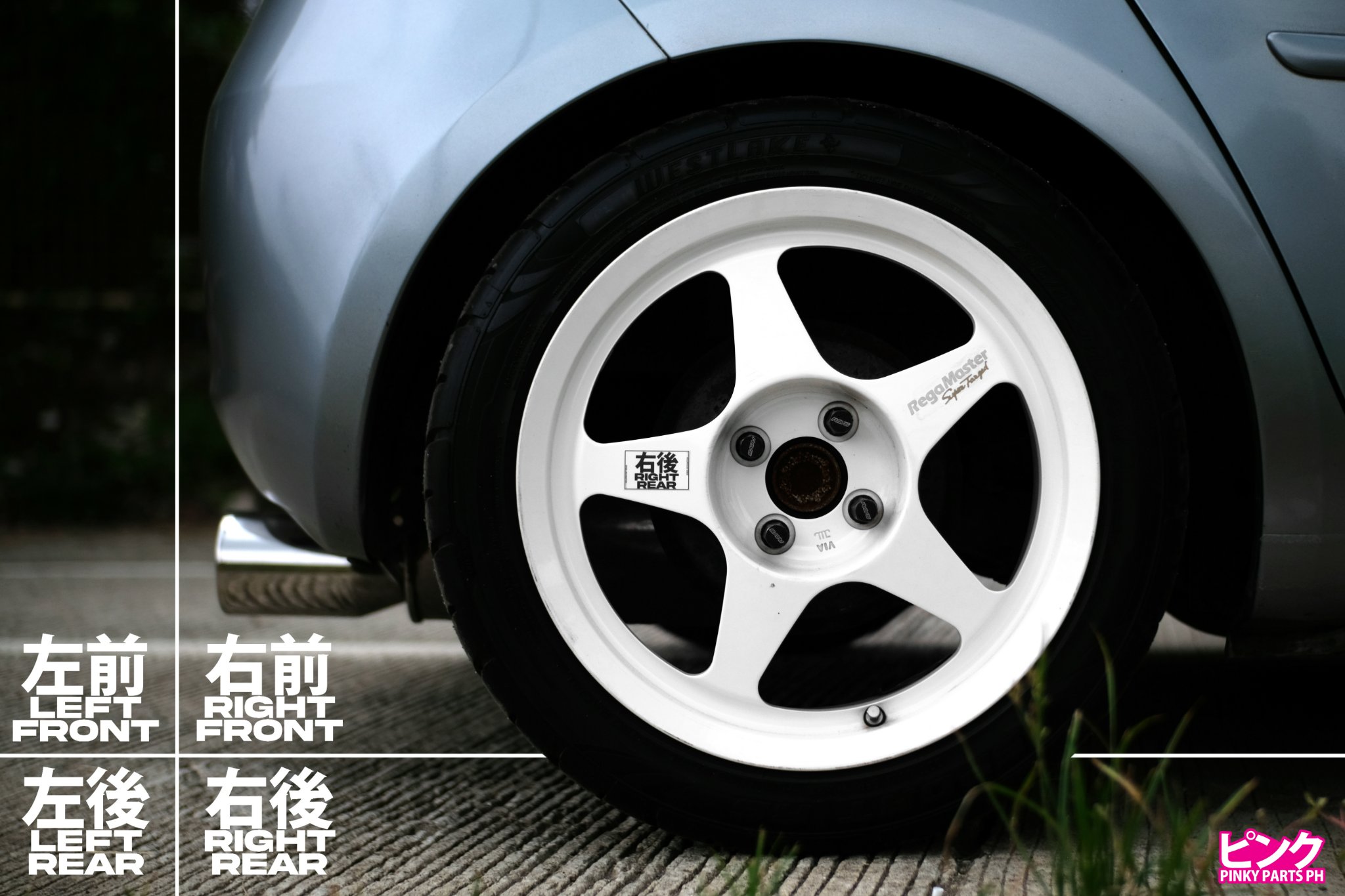 Pinky Parts Ph - Introducing the Wheel Designation Markers...