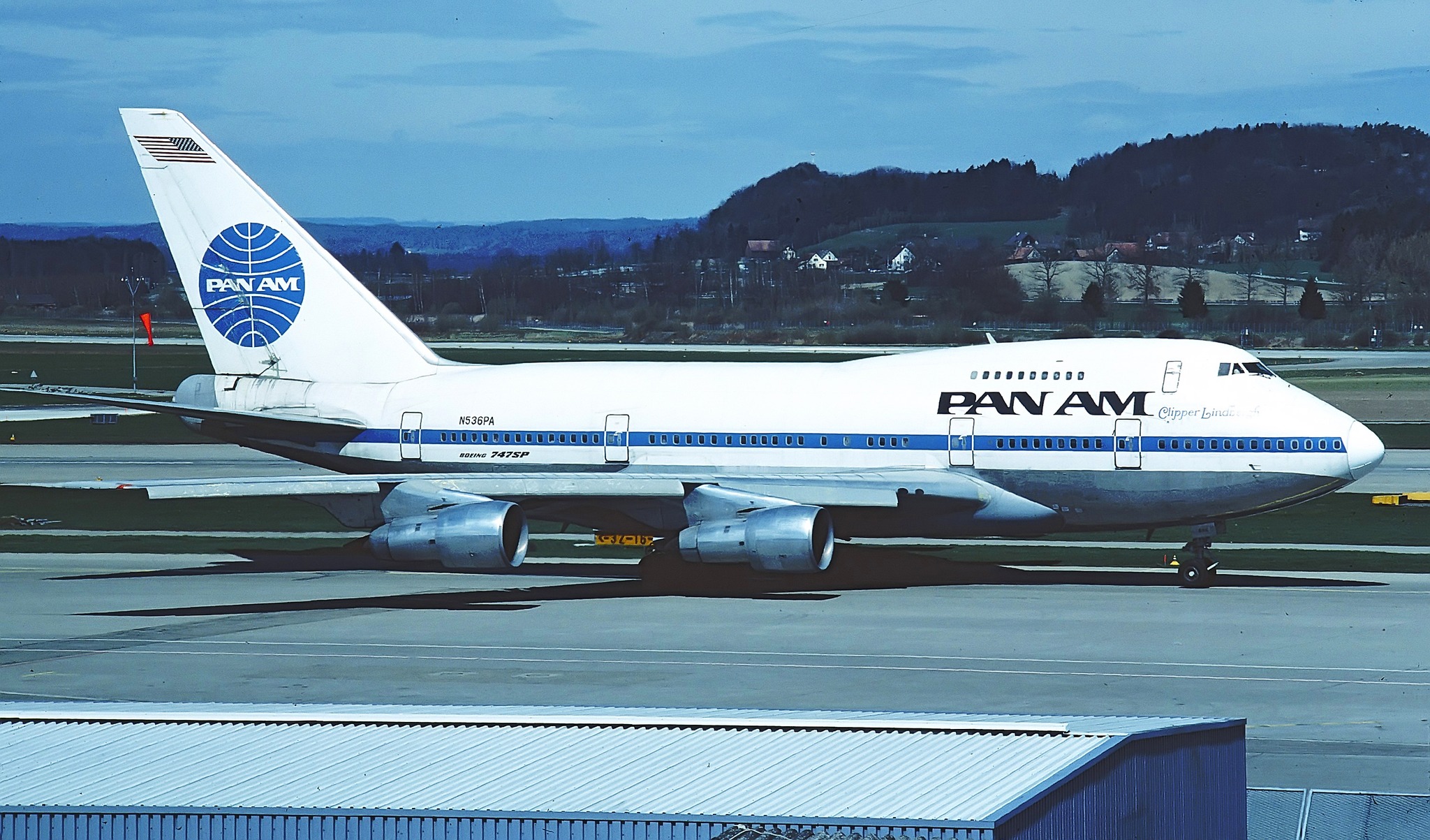 Then, and now. Pan American World Airways Boeing 747SP N536PA
