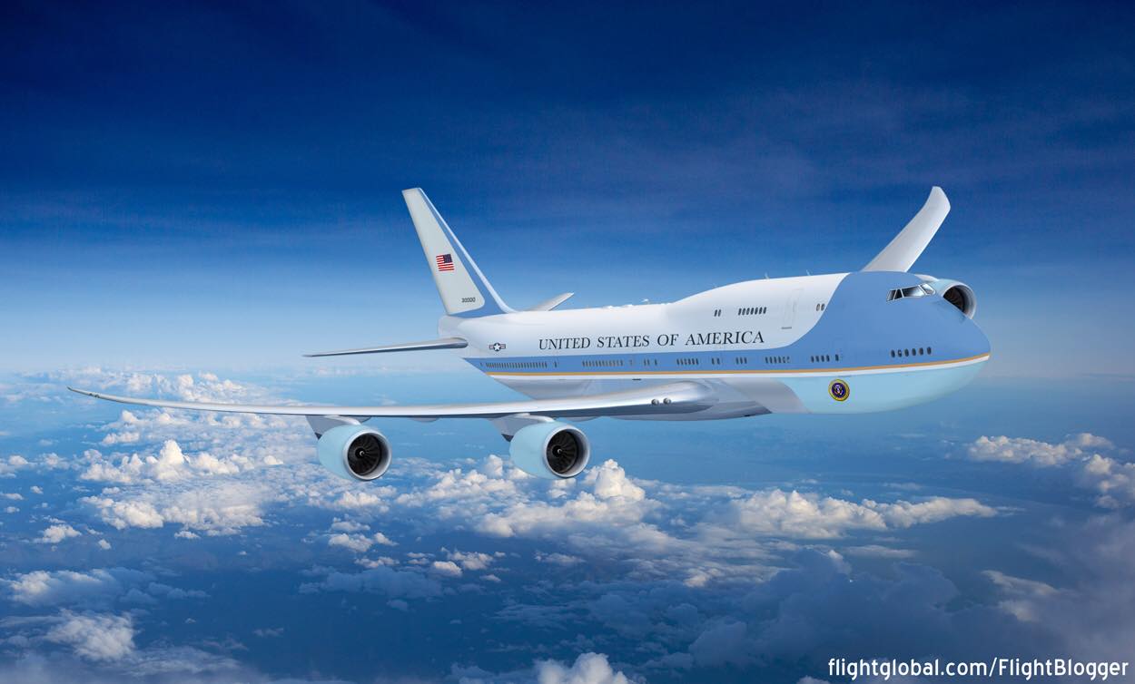 AIR FORCE ONE / The two Boeing 747-8s which will serve as the new