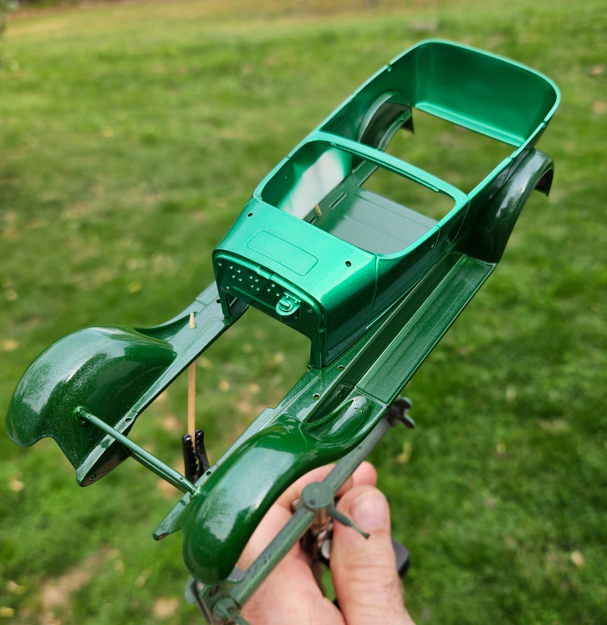 MPC 1928 Lincoln model with Tamiya TS65 pearl clear coat