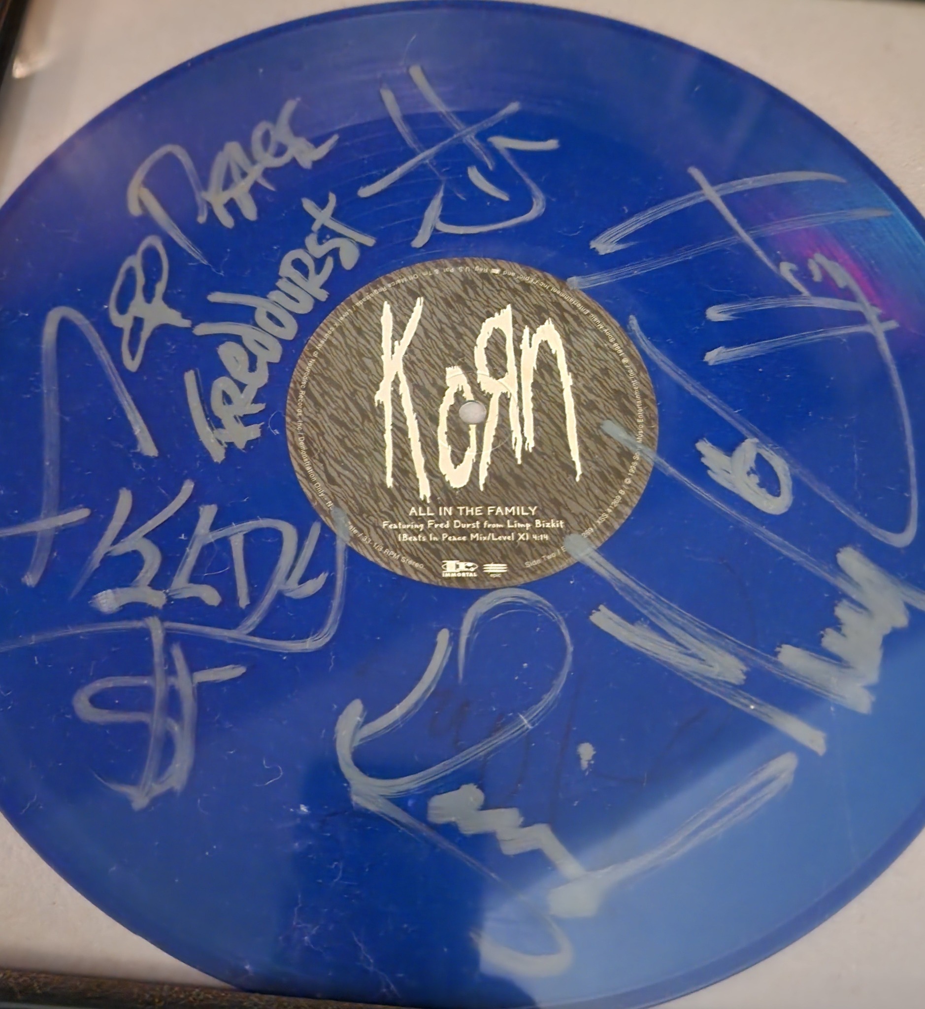 Korn - All In The Family Remixes Blue Vinyl