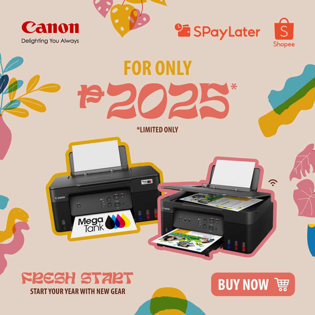 Canon - Kick off 2025 with the Canon Mystery Printer! Just ₱2,025 this ...