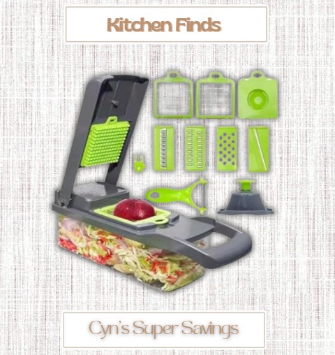 Multifunctional vegetable chopper with 8 blades