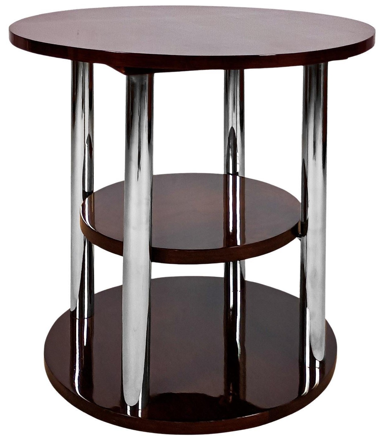 1930s Modernist Oak Side Table. Designed by Maija Heikinheimo, the 