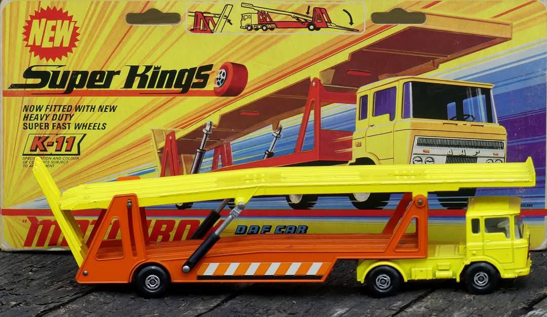 Camion Remorque Matchbox Super Kings K-11 - Modèle Vintage D'Occasion
