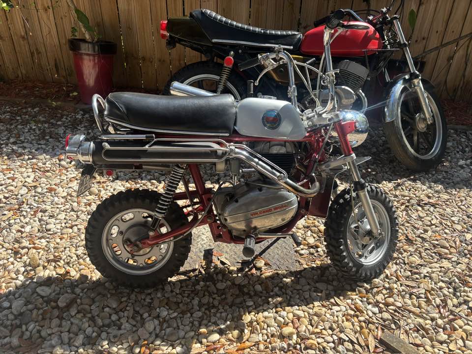 1970 Benelli Volcano minibike 180cc 2 stroke a very fast minibike