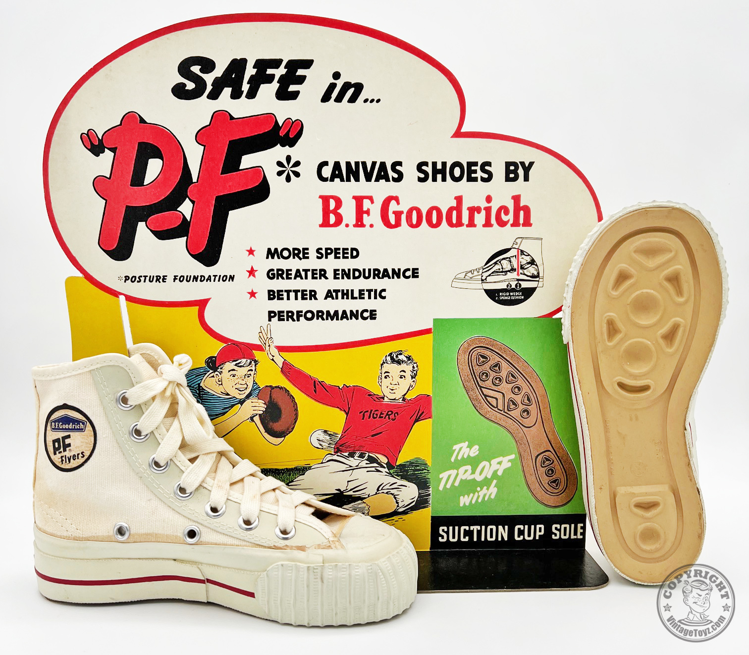 I still wear them SAFE in... PF MORE SPEED CANVAS SHOES By B.F. 