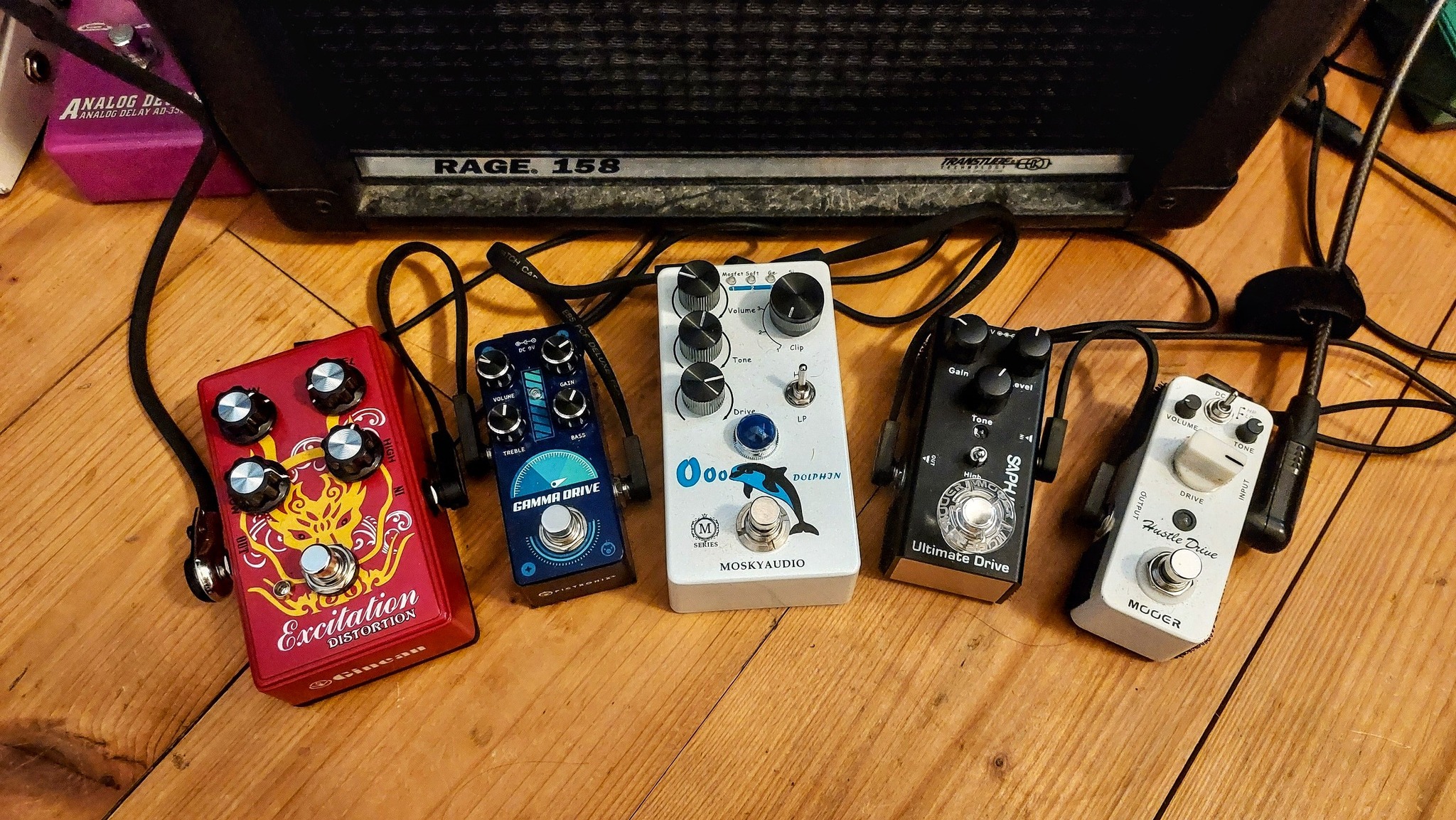 mxr yjm308 overdrive pedal comparison