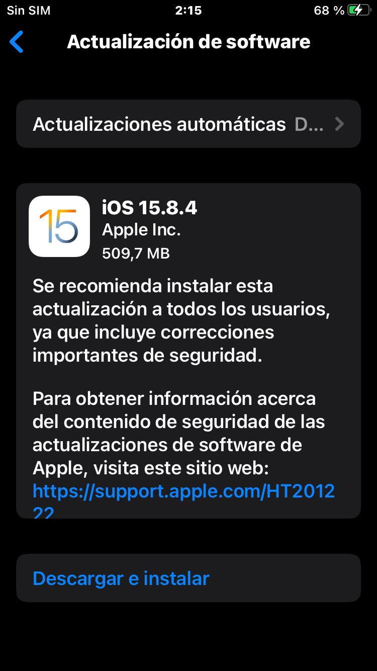 in case you missed Apple  released iOS 15.8.4 for 10 year old