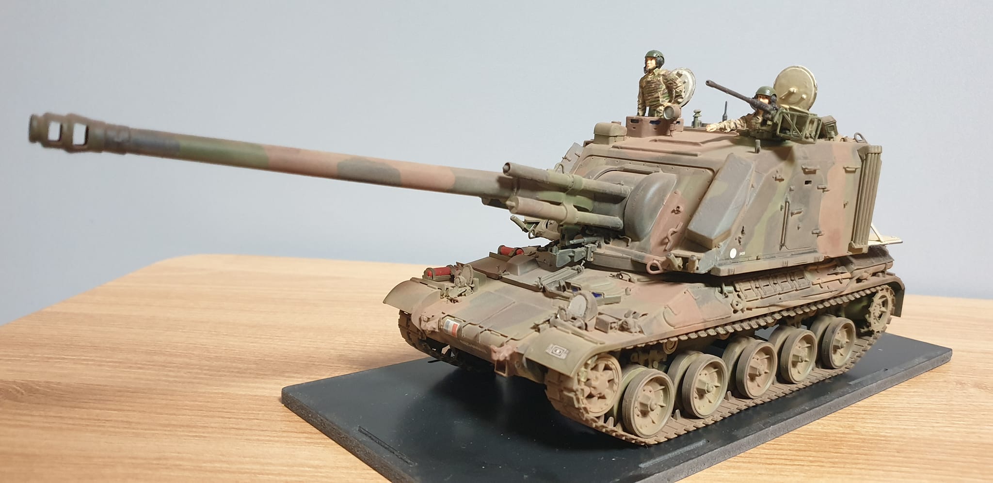 French Army GCT 155mm AU-F1 Self Propelled Howitzer, 1/35, HobbyBoss