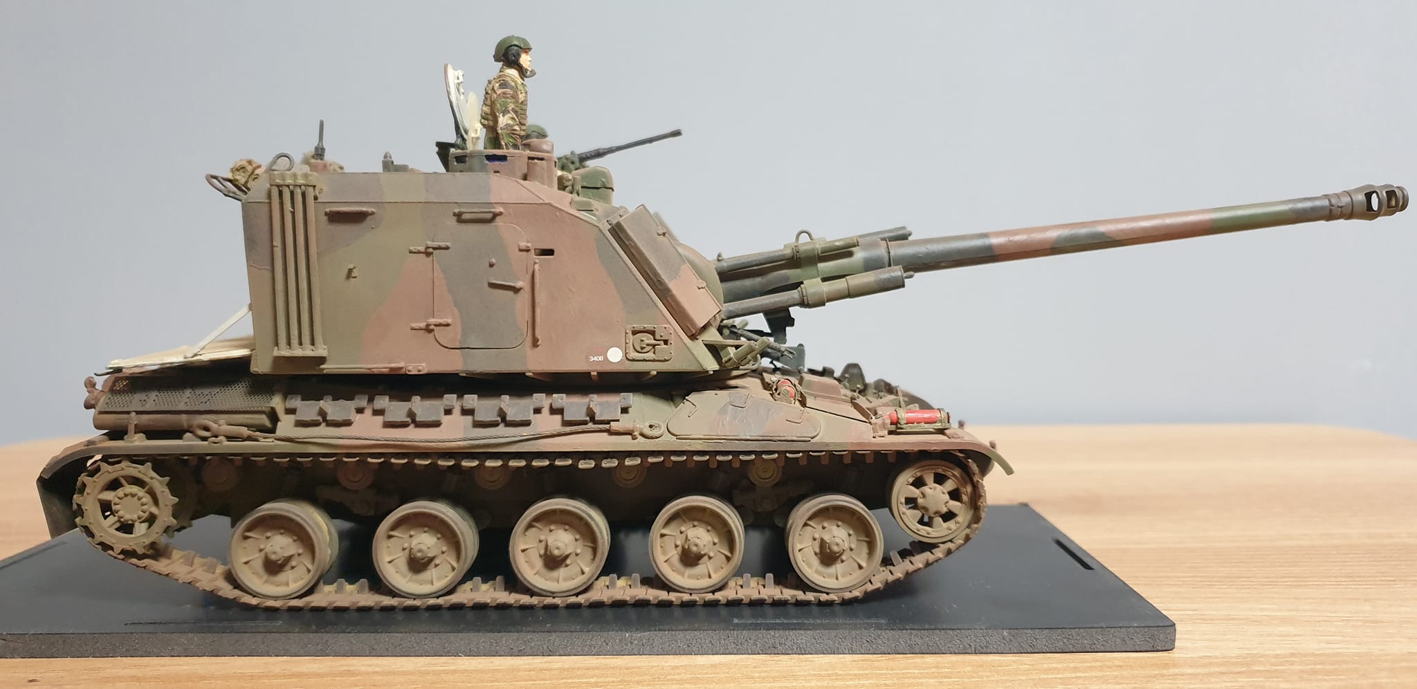 French Army GCT 155mm AU-F1 Self Propelled Howitzer, 1/35, HobbyBoss