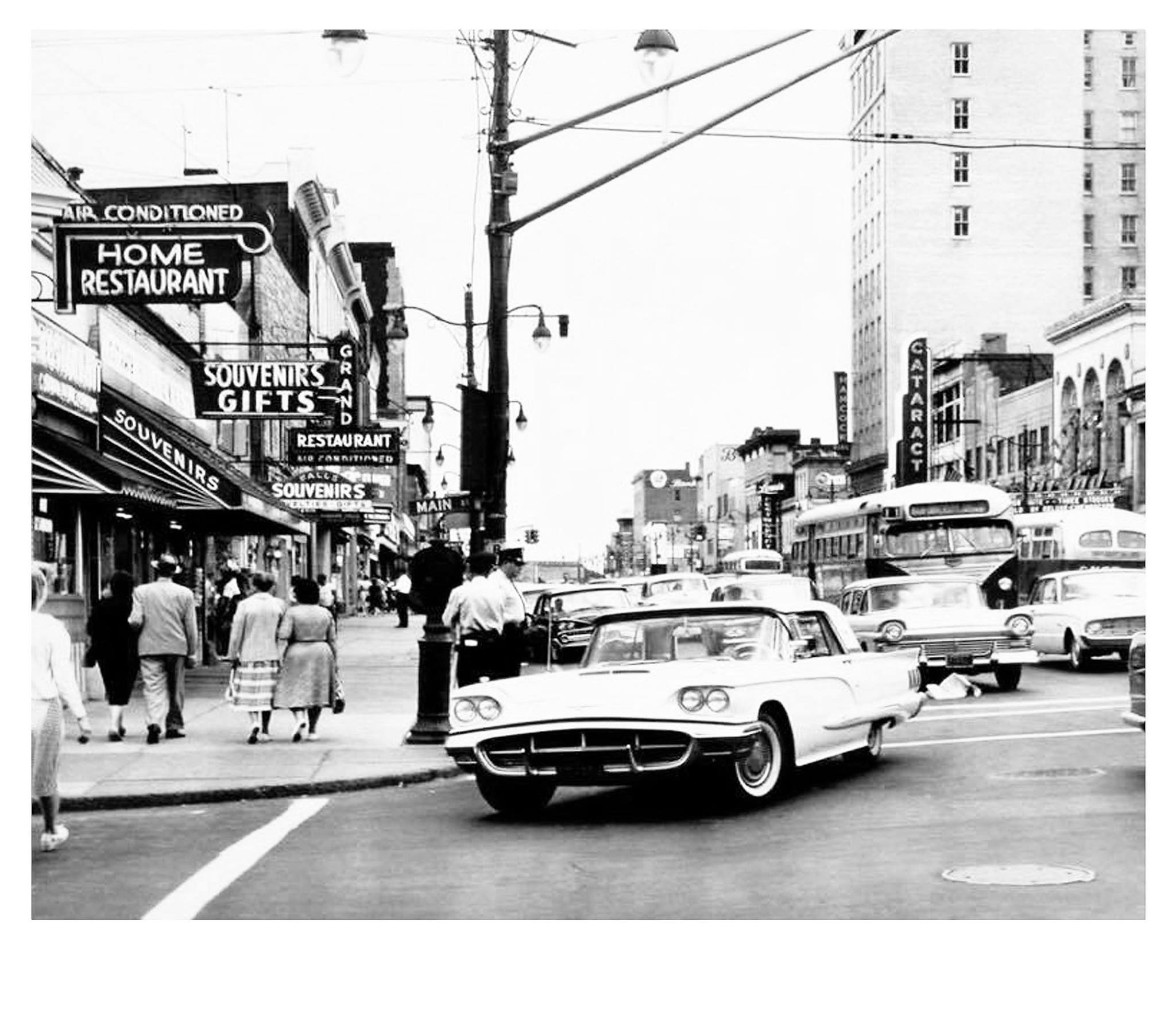 A look at Falls St. & Main Niagara Falls NY 50s and 60s. MEMORIES