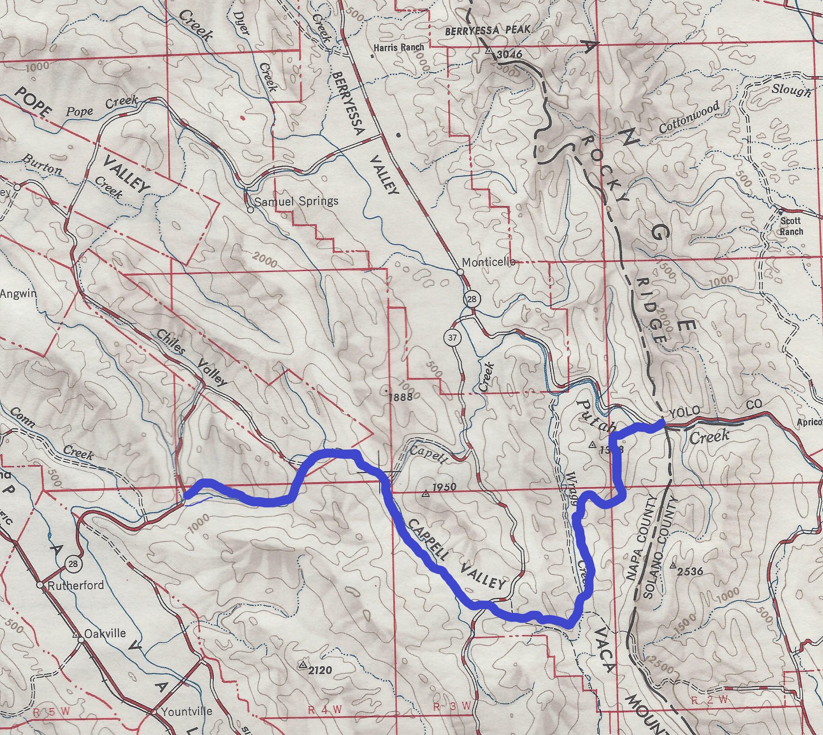 Original map of San Bernardino display picture 1