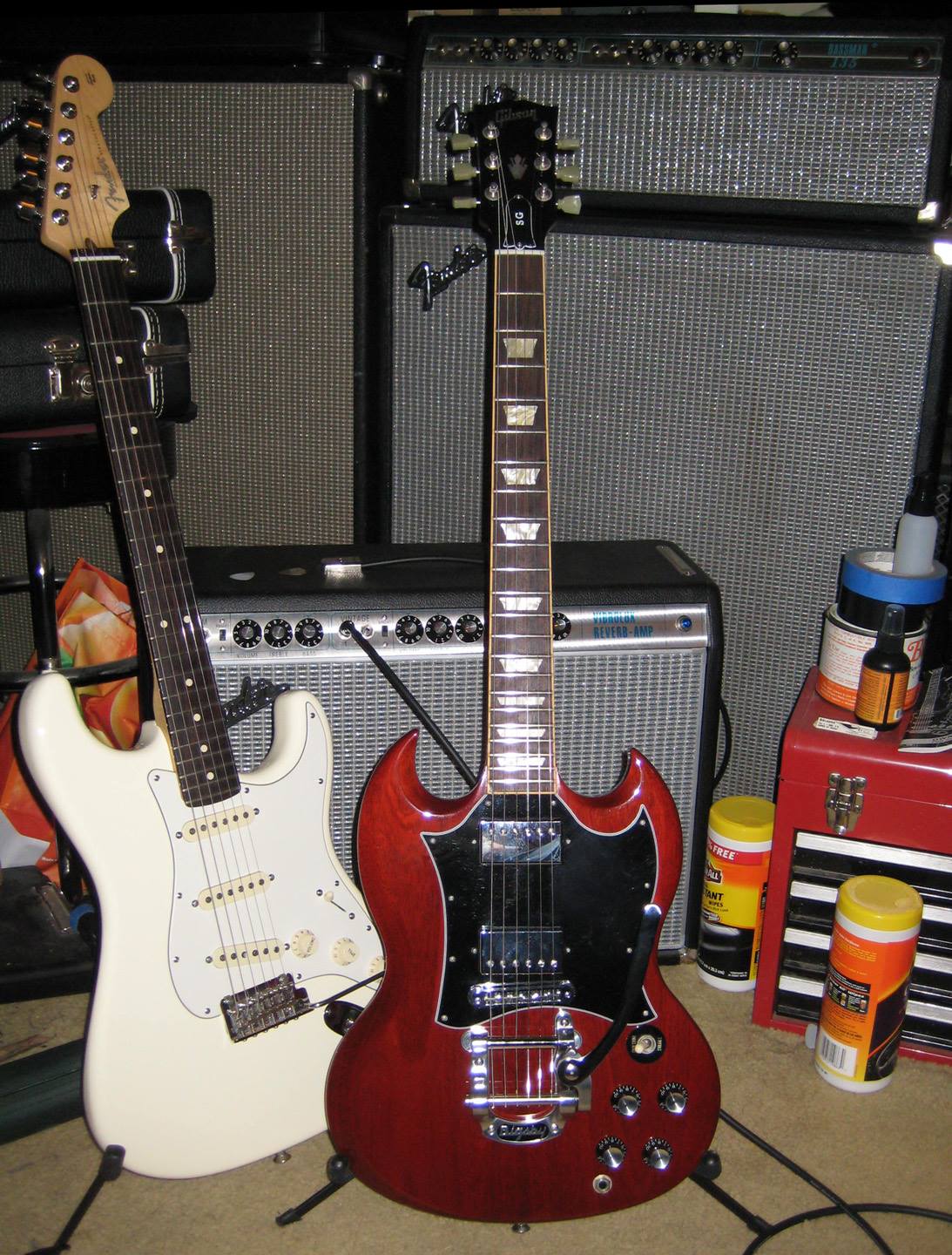 Has anyone tried a Bigsby B5 on a Rickenbacker?