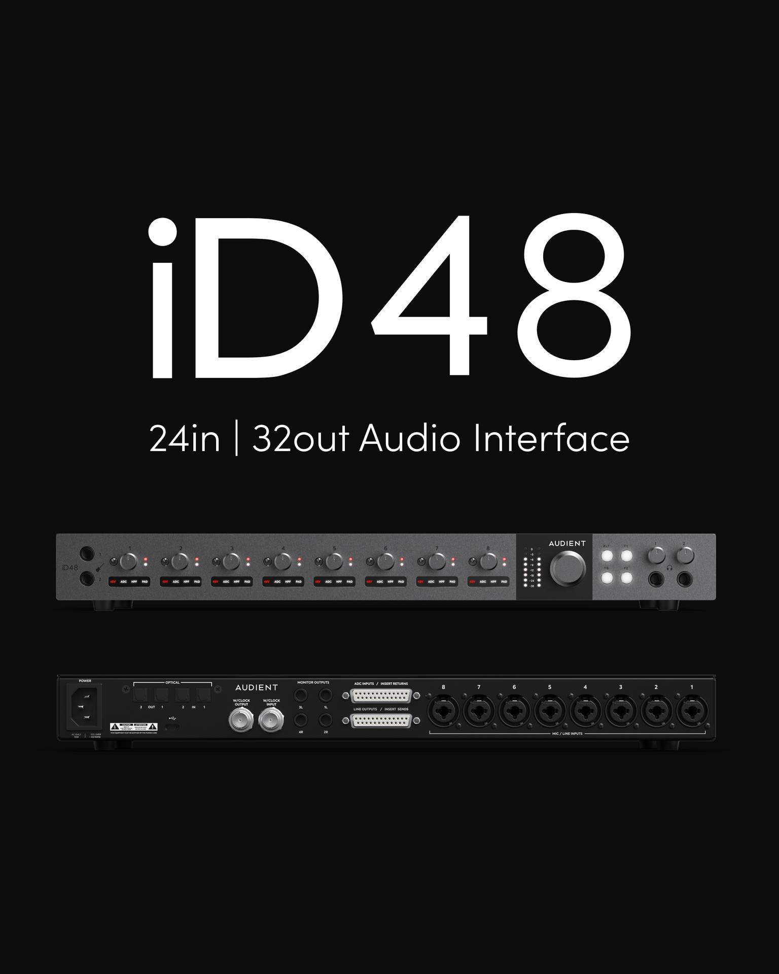 Scan Pro Audio - Introducing the all new Audient iD48... | Facebook