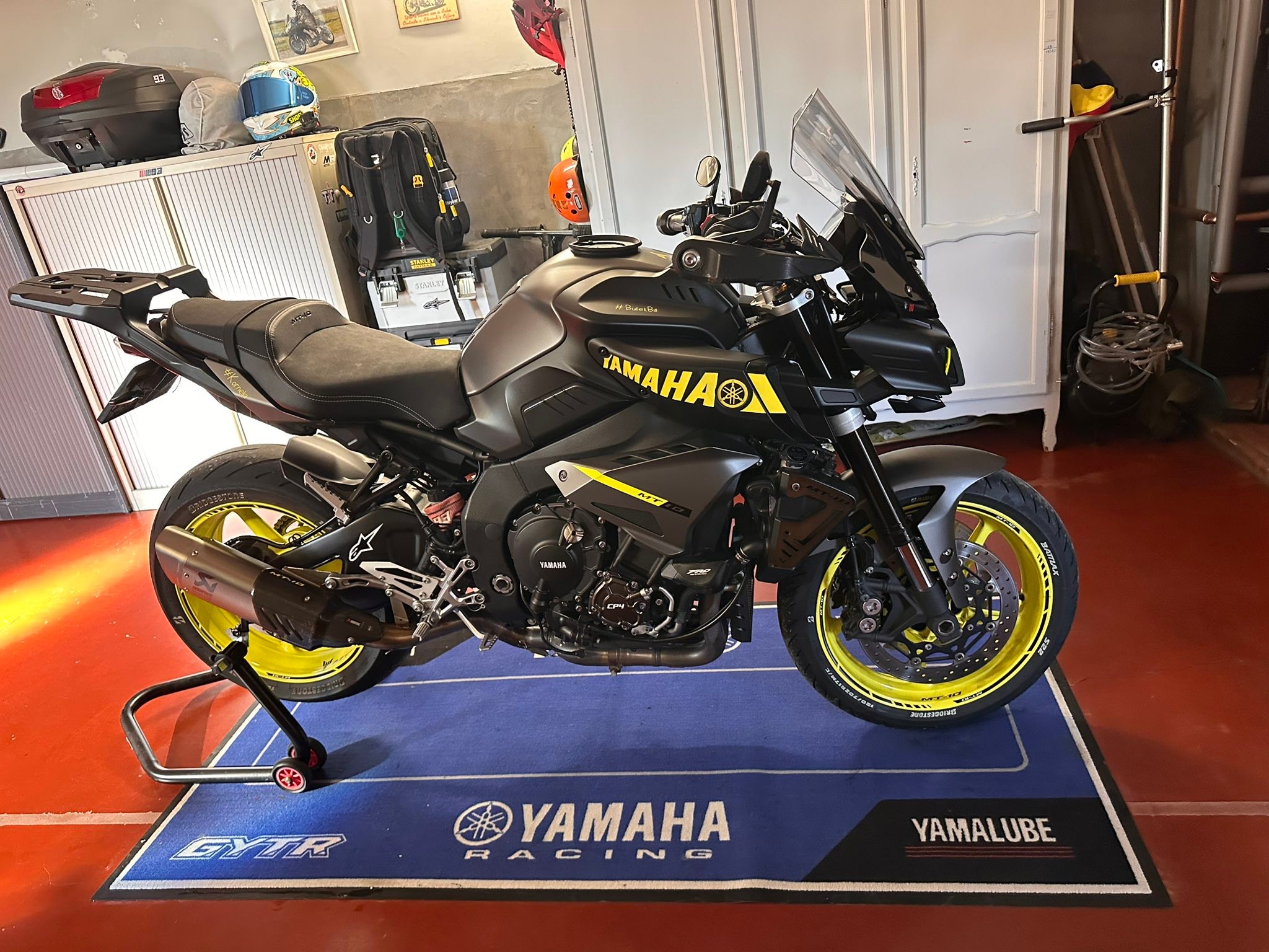 What maintenance should I do on my Yamaha MT10 at 10k miles?