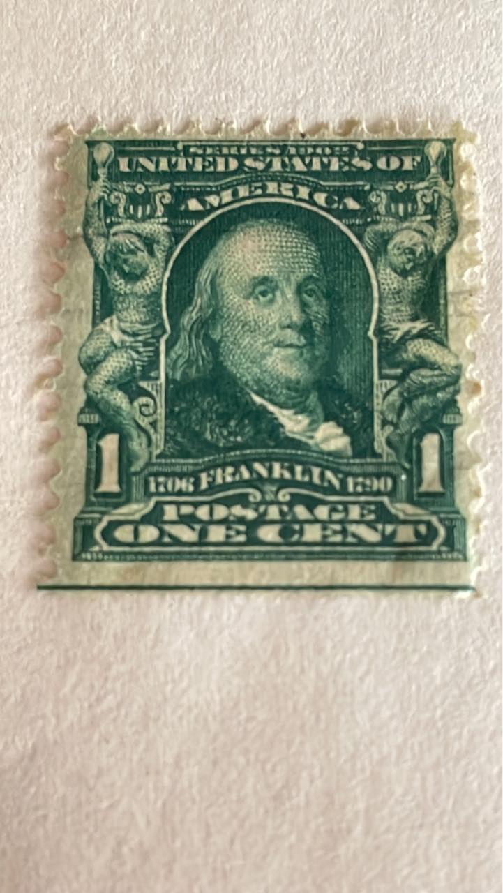 Is this the rare Franklin stamp ? How would I tell if it is  display picture 1
