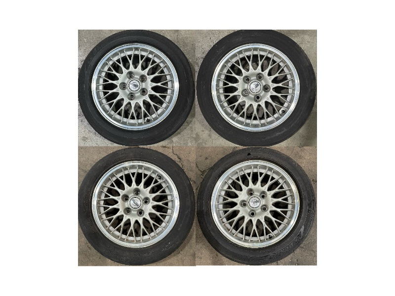 Nissan Stagea RSFOUR C34 Used Oem BBS 16 Inch Wheels x 4 Wheels
